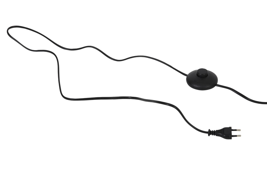 Light & Living Vloerlamp 'Adeta', goud+mat zwart, 147cm hoog