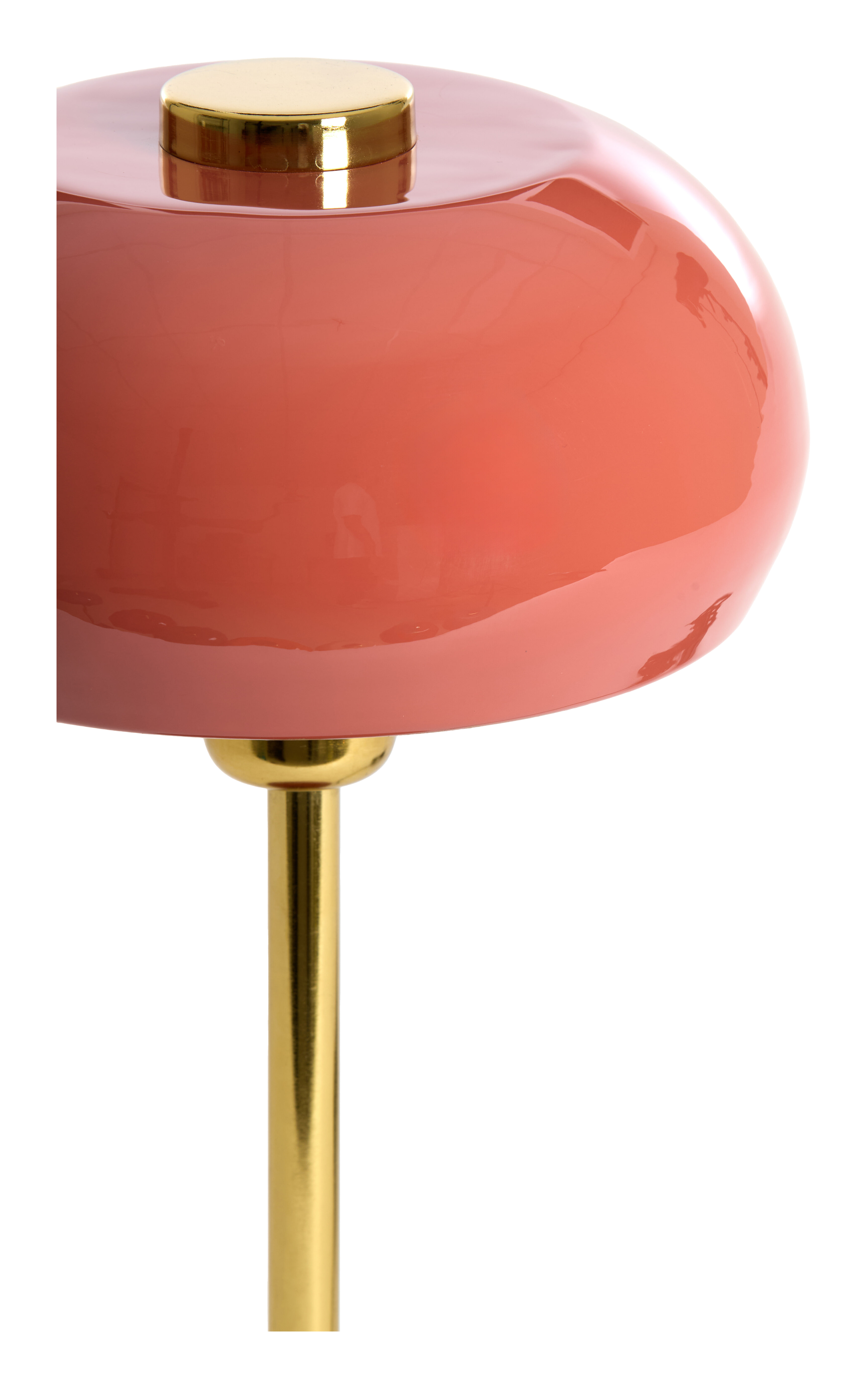 Light & Living Tafellamp 'Surin' 34cm, kleur Koraal/Goud