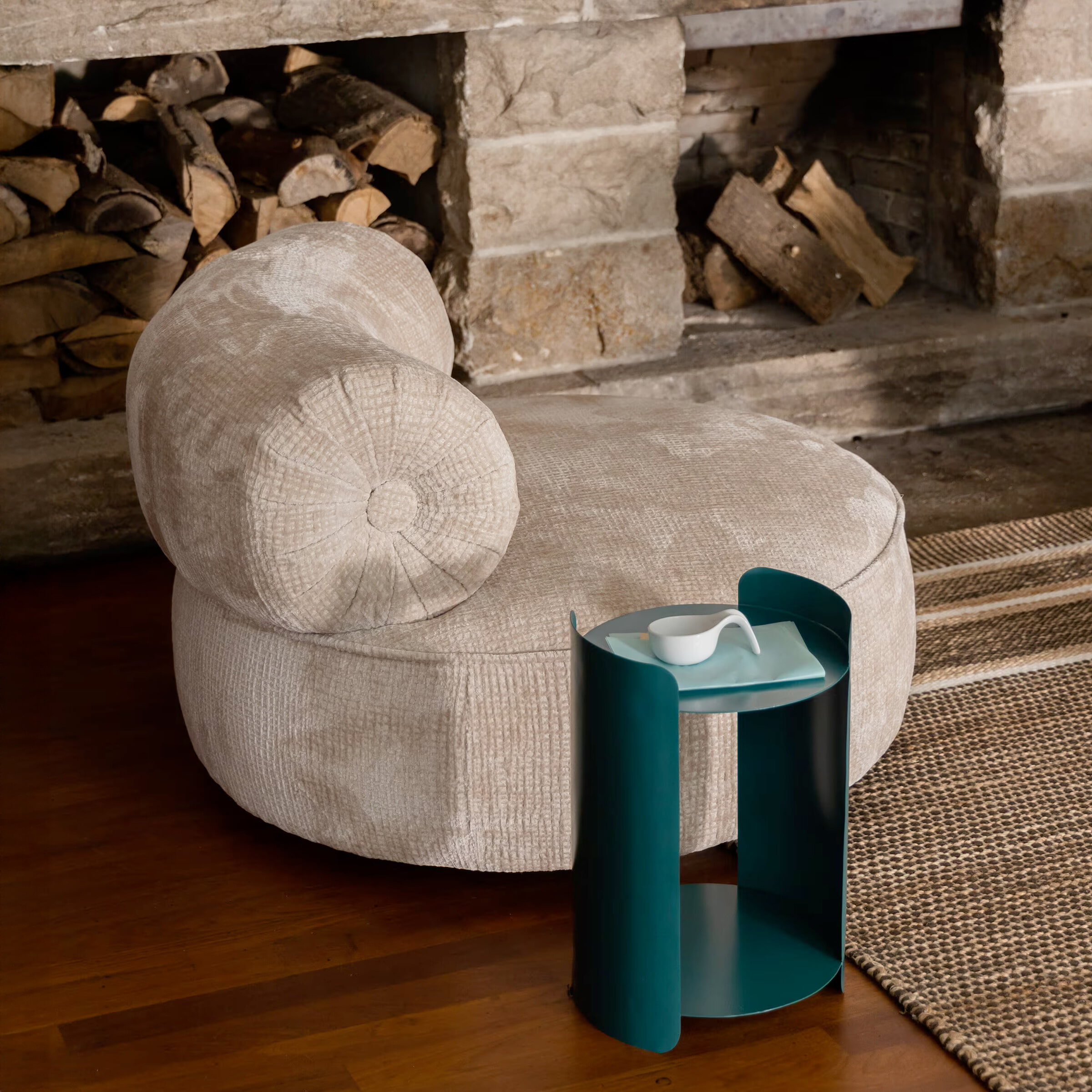 Dutchbone Fauteuil 'Tilbury' Chenille