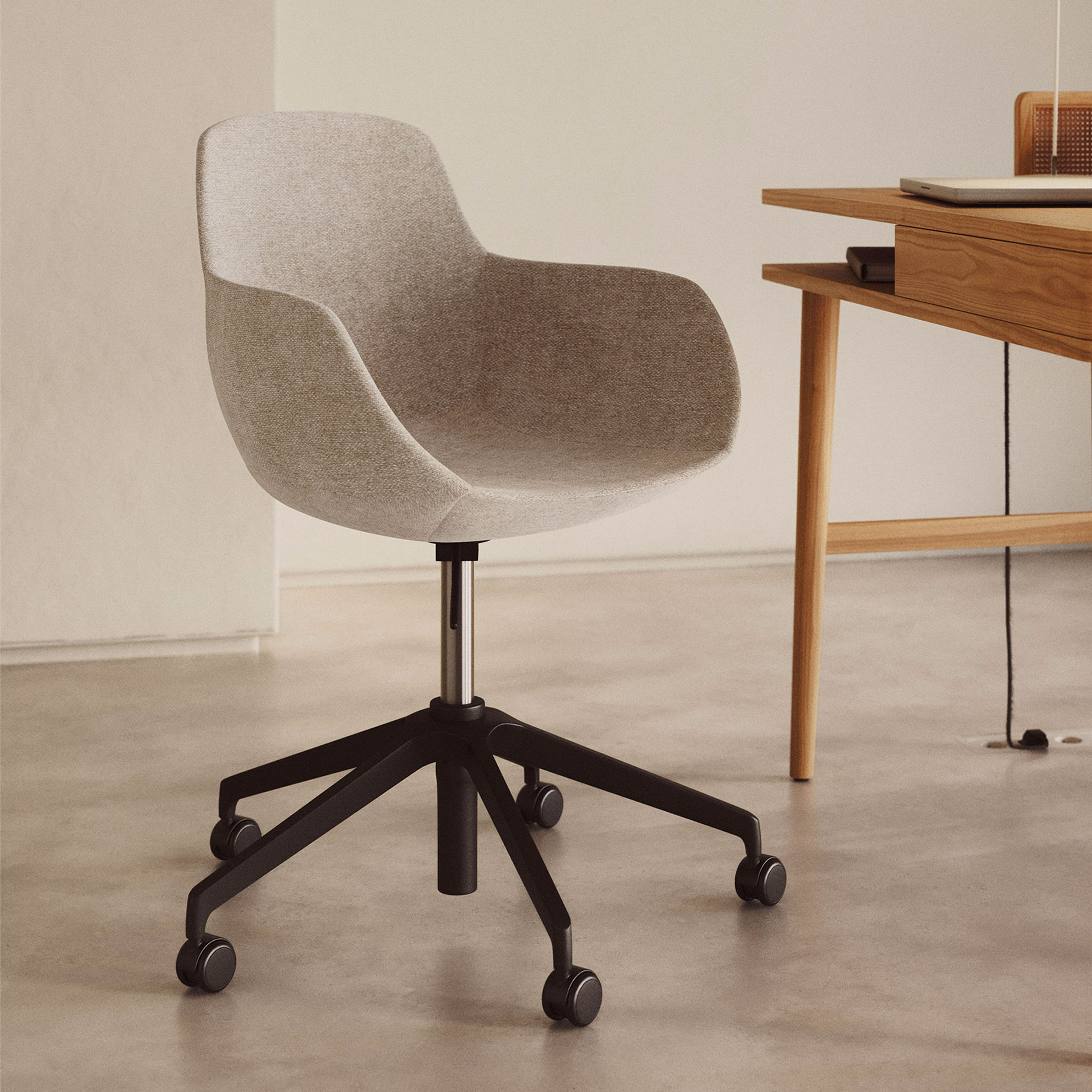 Kave Home Bureaustoel 'Tissiana' Chenille