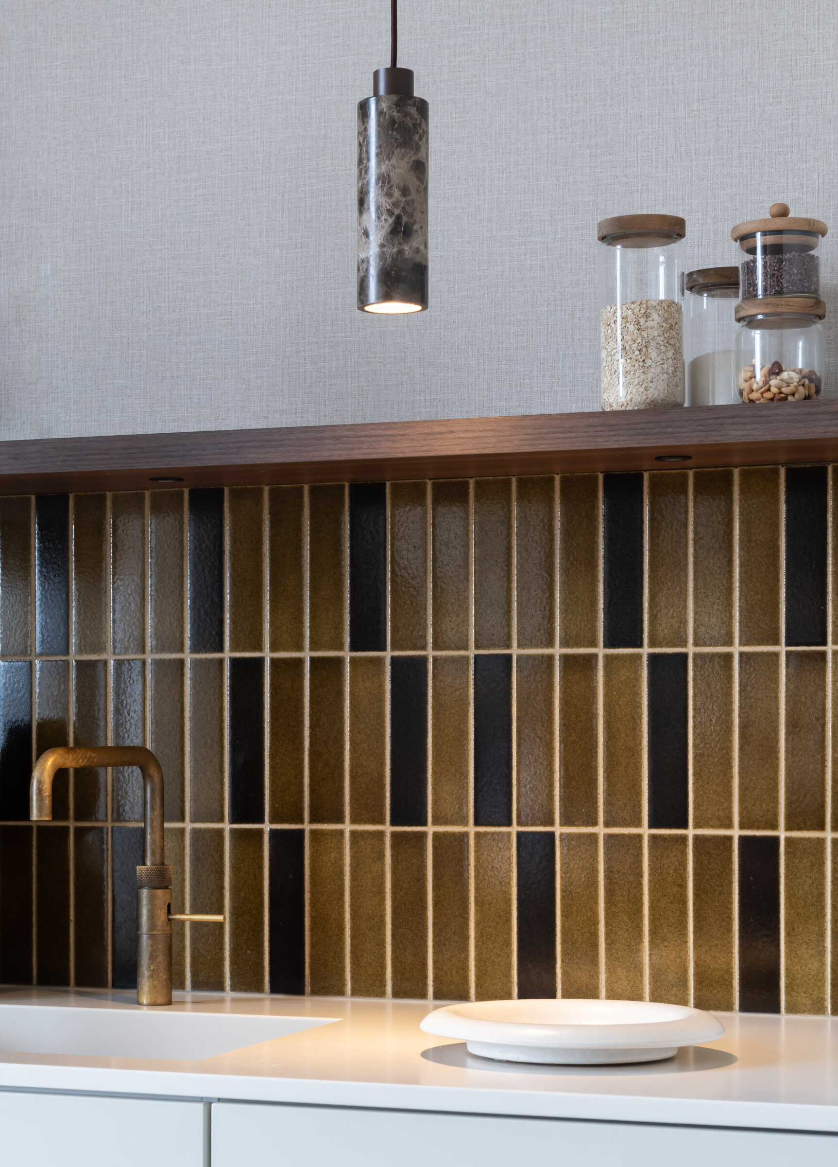 its about RoMi Hanglamp 'Tivoli' Marmer, kleur Bruin