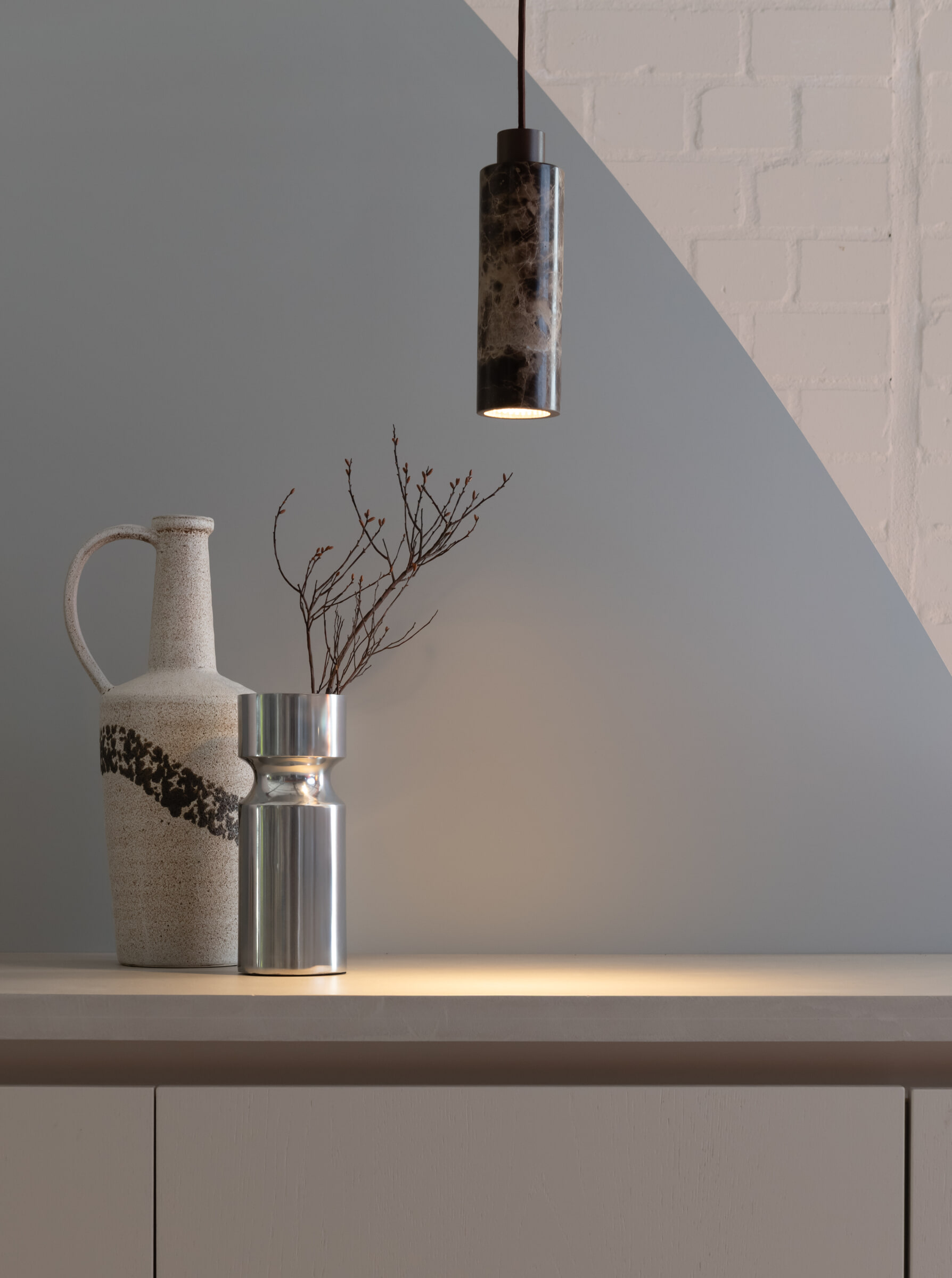 its about RoMi Hanglamp 'Tivoli' Marmer, kleur Bruin