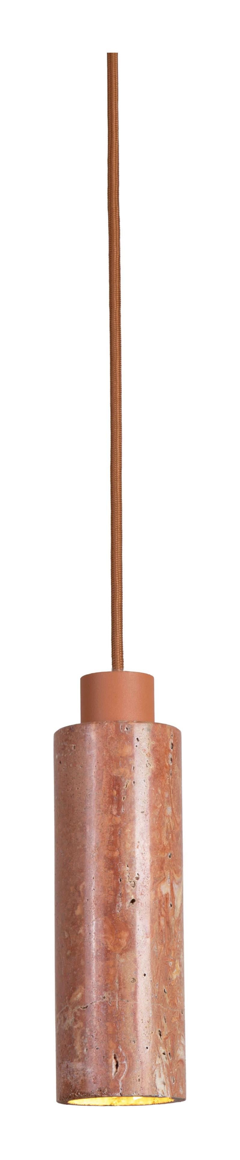 its about RoMi Hanglamp Tivoli Travertin, Ø7 x H20cm - Terracotta