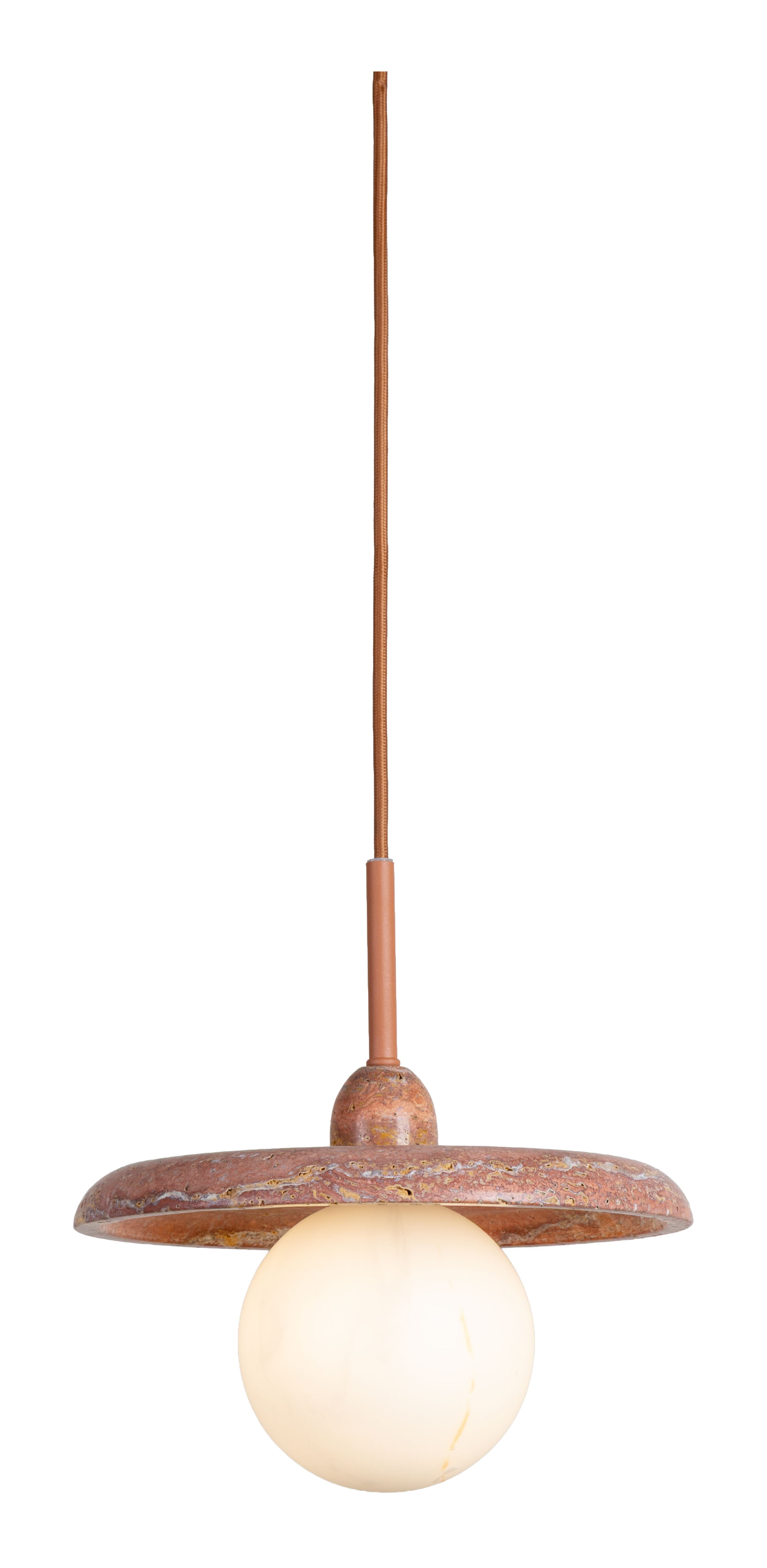 its about RoMi Hanglamp Tivoli Travertin & Glas - Terracotta