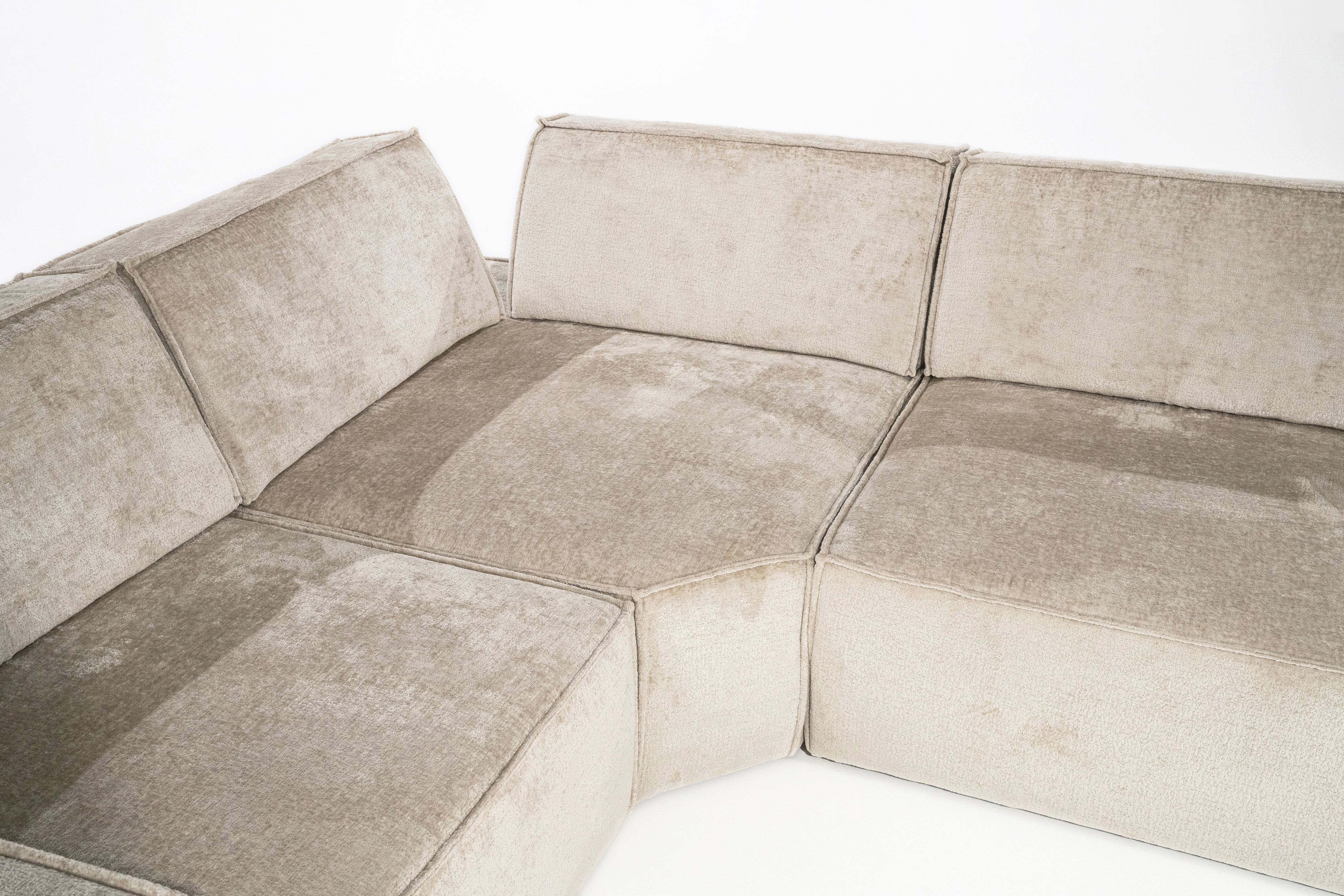 SEVN Hoekbank 'Tori' Links, 330cm, kleur Beige, foto 5