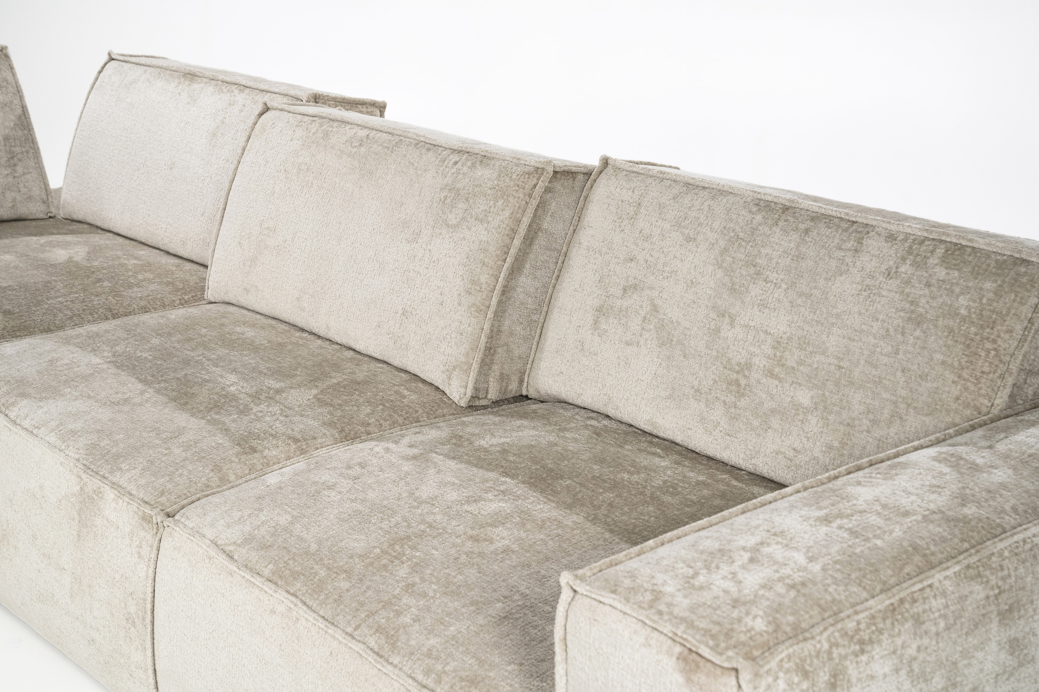 SEVN Hoekbank 'Tori' Links, 330cm, kleur Beige, foto 6