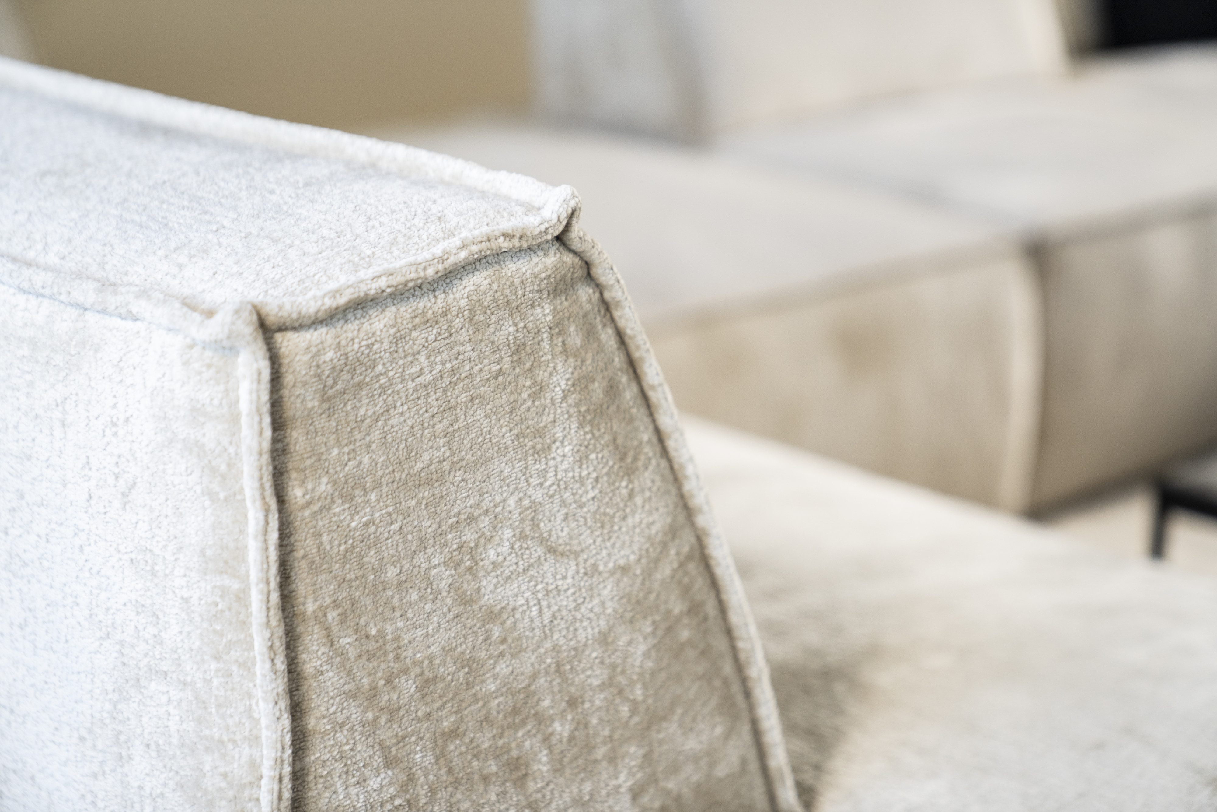 SEVN Hoekbank 'Tori' Links, 404cm, kleur Beige