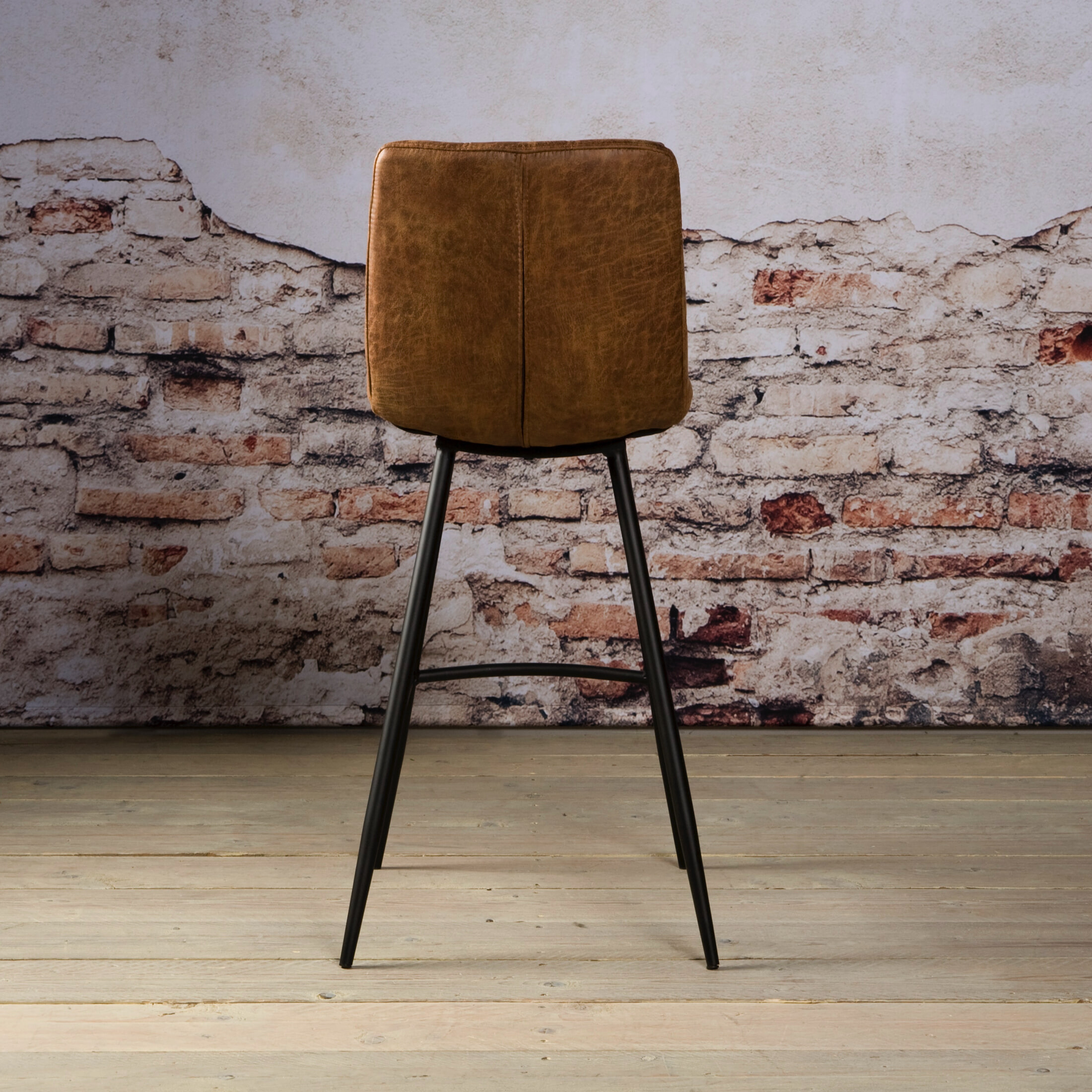 Tower Living barkruk 'Navarra' (zithoogte 75cm), kleur cognac