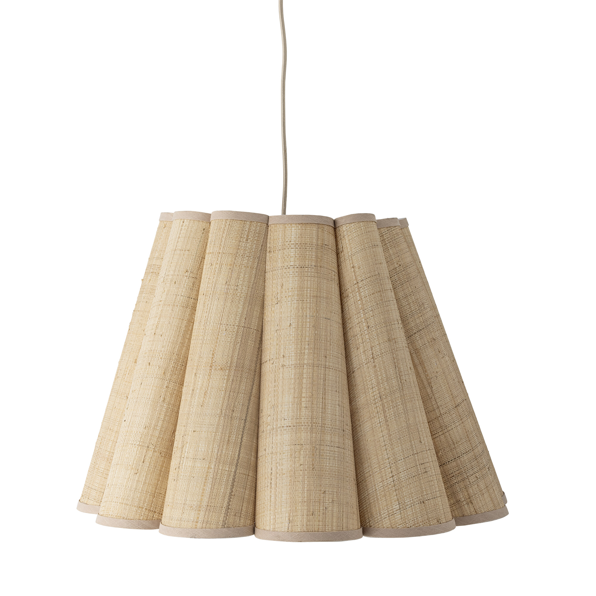 Bloomingville Hanglamp Sille Raffia, 61cm - Naturel