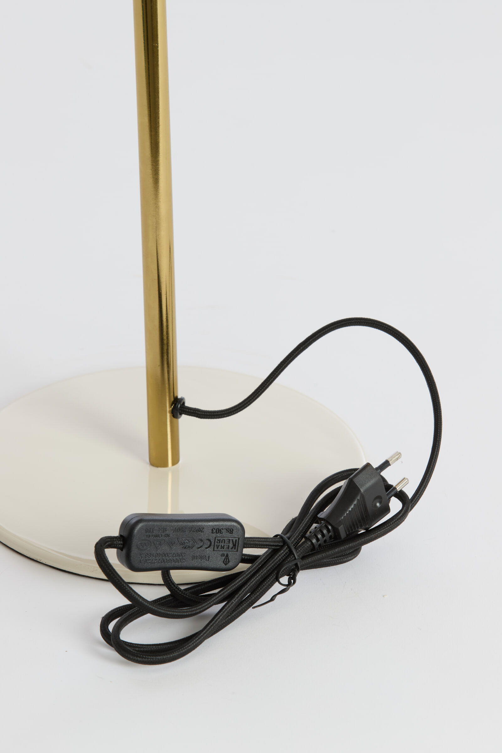 Light & Living Tafellamp 'Surin' 47cm, kleur Crème+/Goud