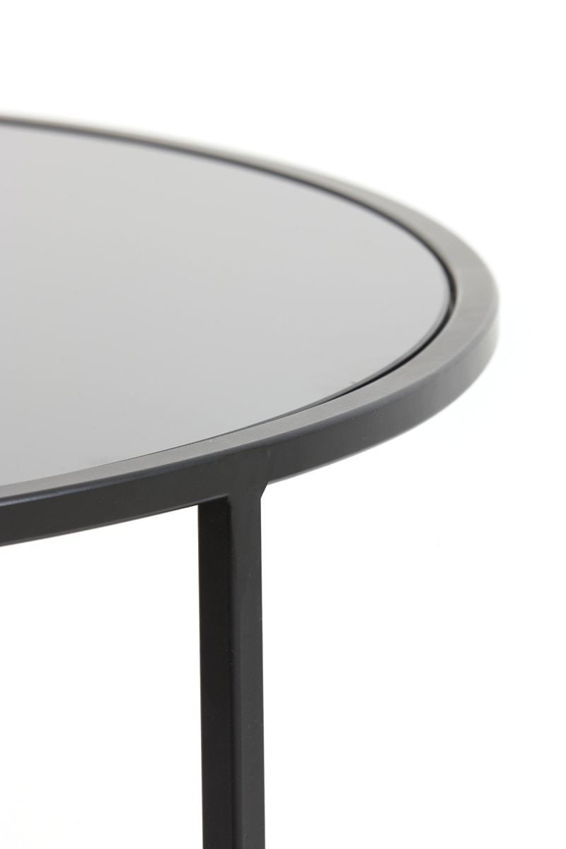 Light & Living Salontafel 'Duarte' Set van 2 stuks, kleur Mat Zwart