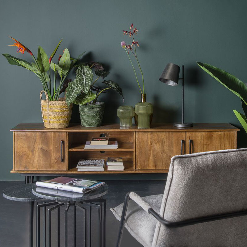 LivingFurn TV-meubel 'Elias' 200cm LivingFurn TV-meubel 'Elias' 200cm