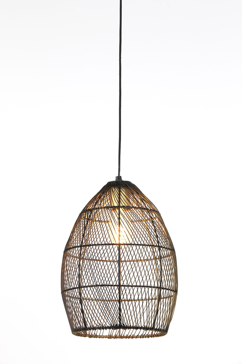 Light & Living Hanglamp 'Meya' 23cm, kleur Zwart