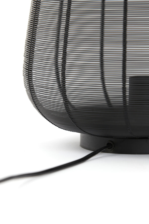 Light & Living Tafellamp 'Adeta' 29cm, mat zwart