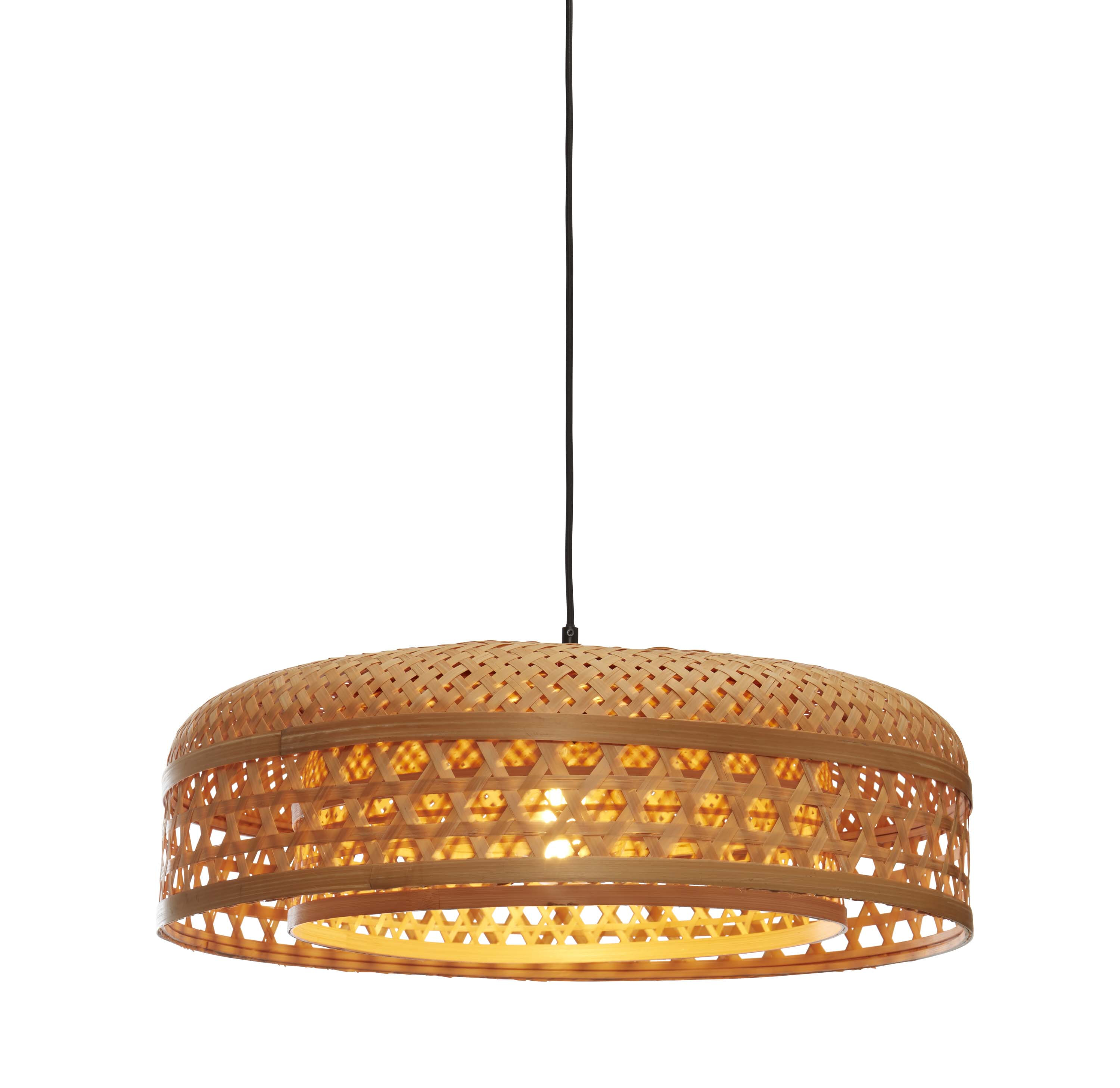 GOOD&MOJO Hanglamp 'Ubud' Bamboe, 60cm, kleur Naturel
