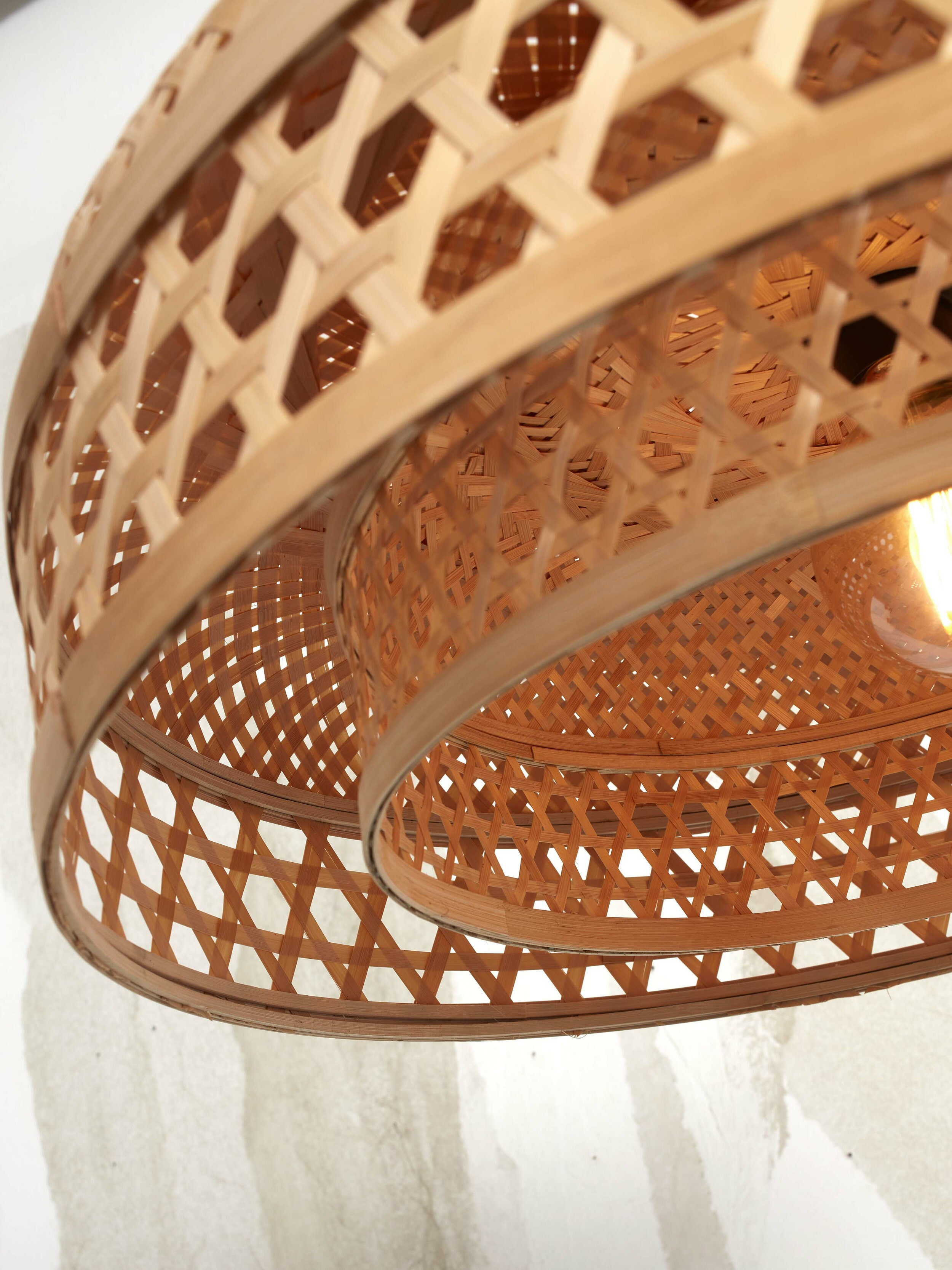 GOOD&MOJO Hanglamp 'Ubud' Bamboe, 60cm, kleur Naturel