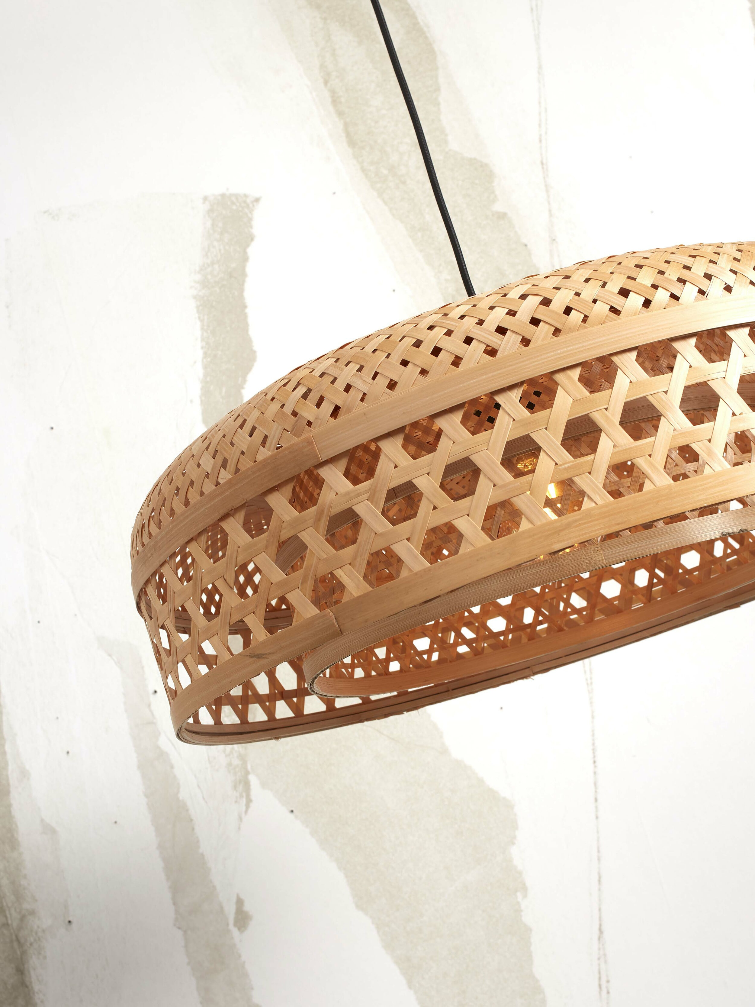 GOOD&MOJO Hanglamp 'Ubud' Bamboe, 60cm, kleur Naturel