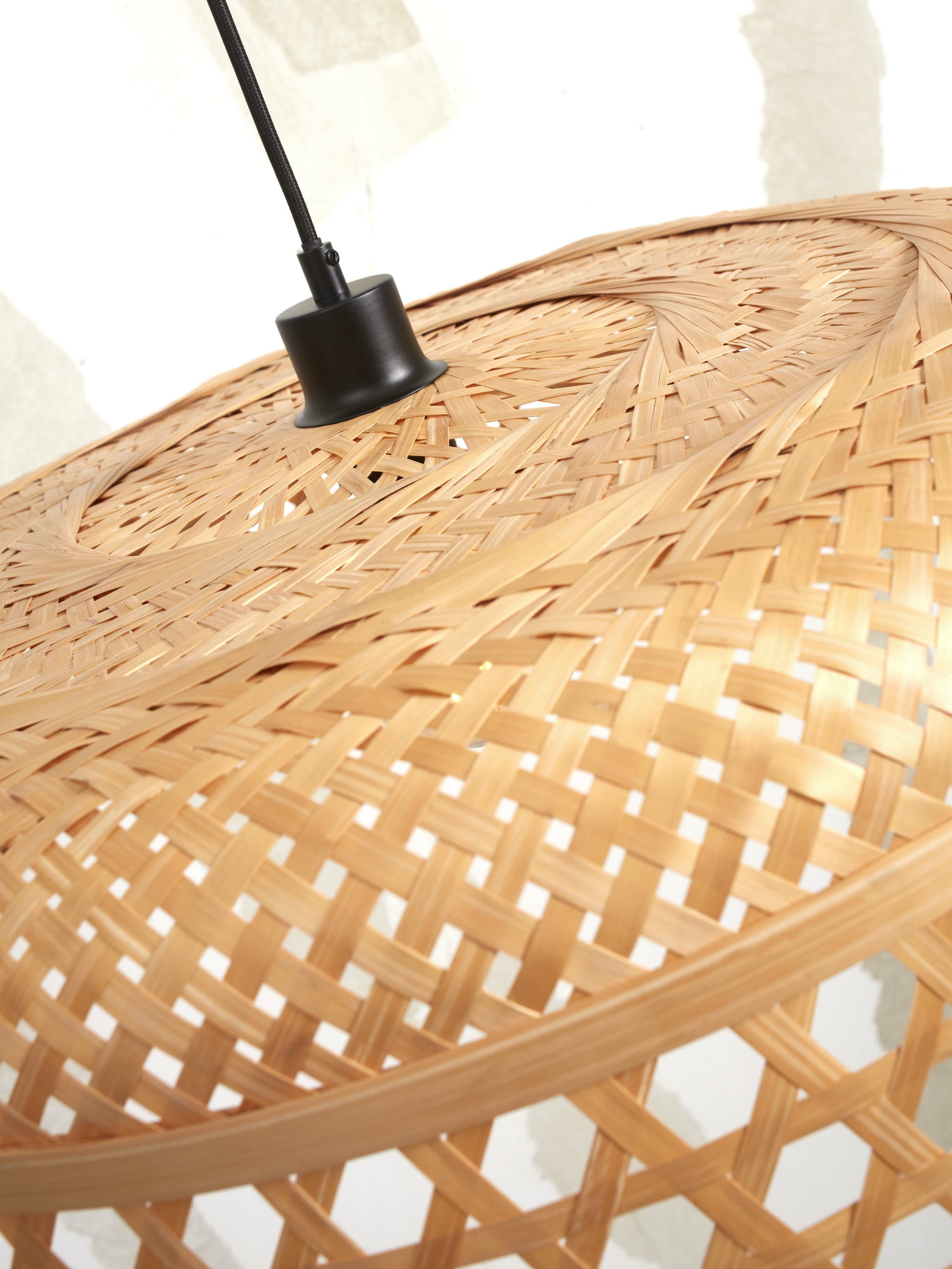GOOD&MOJO Hanglamp 'Ubud' 2-lamps, Bamboe, kleur Naturel