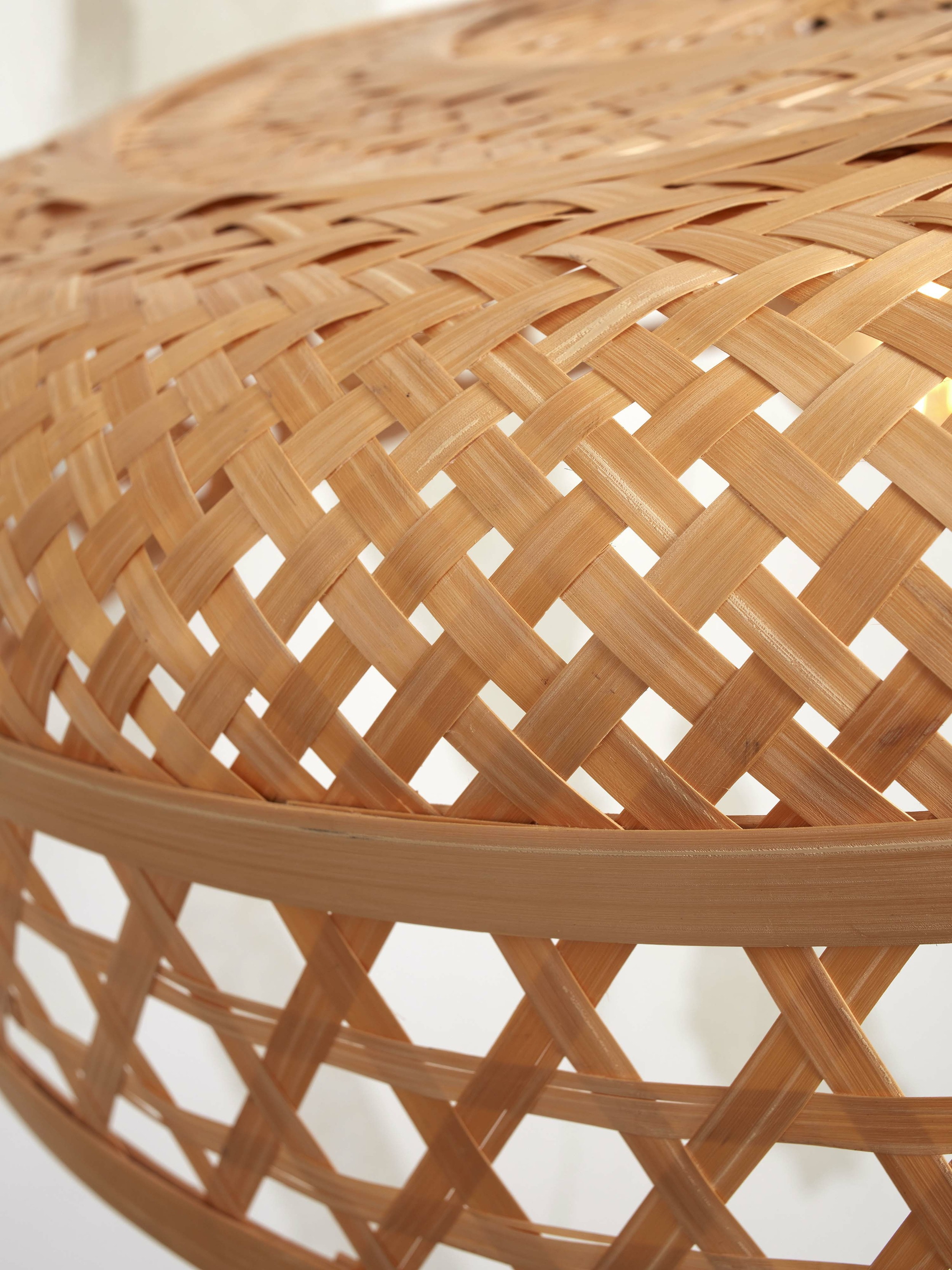 GOOD&MOJO Hanglamp 'Ubud' 2-lamps, Bamboe, kleur Naturel