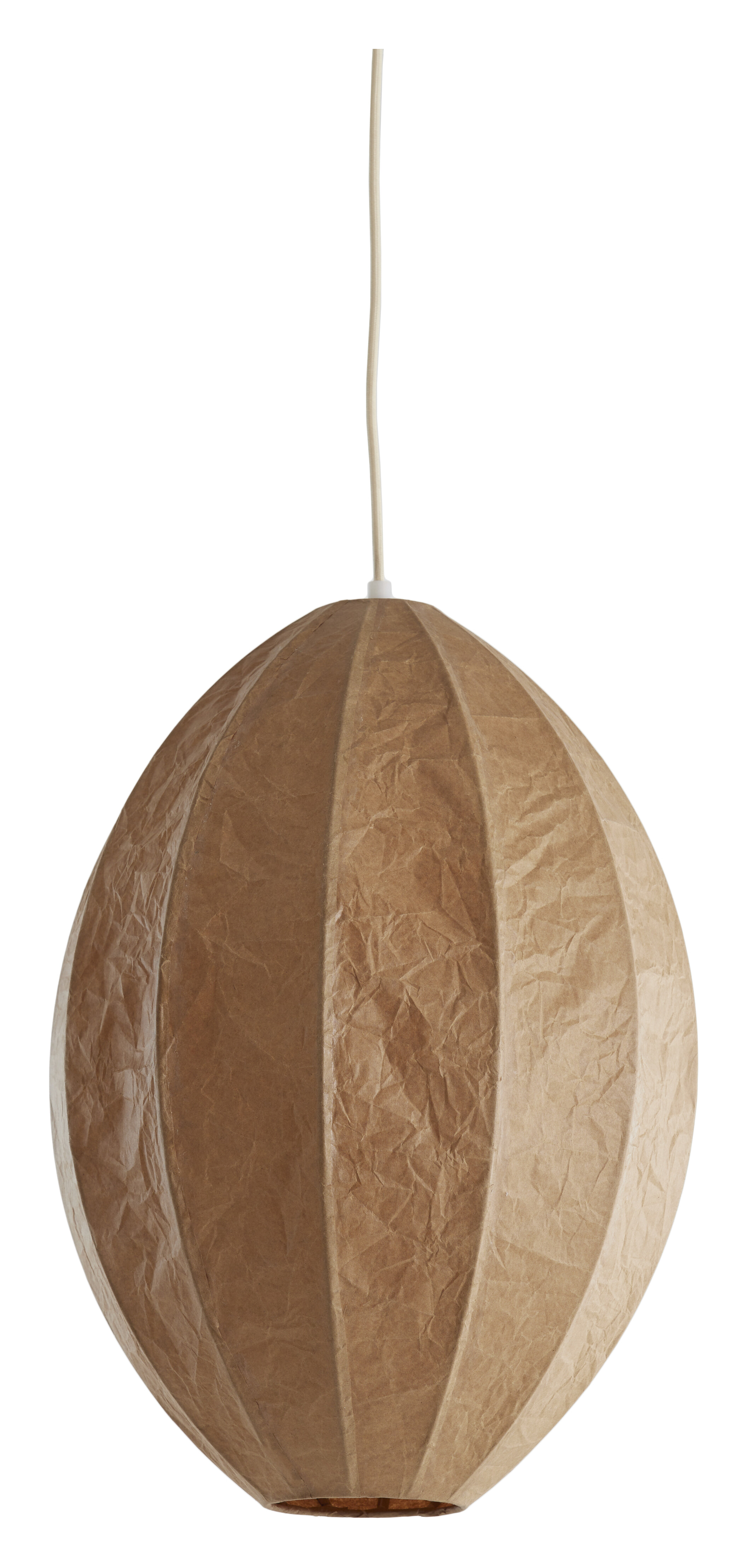 Light & Living Hanglamp Milatos Kraftpapier, 38cm - Bruin