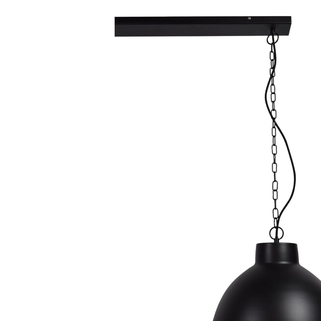 Urban Interiors hanglamp 'Rocky Double' Ø40cm, kleur Mat black