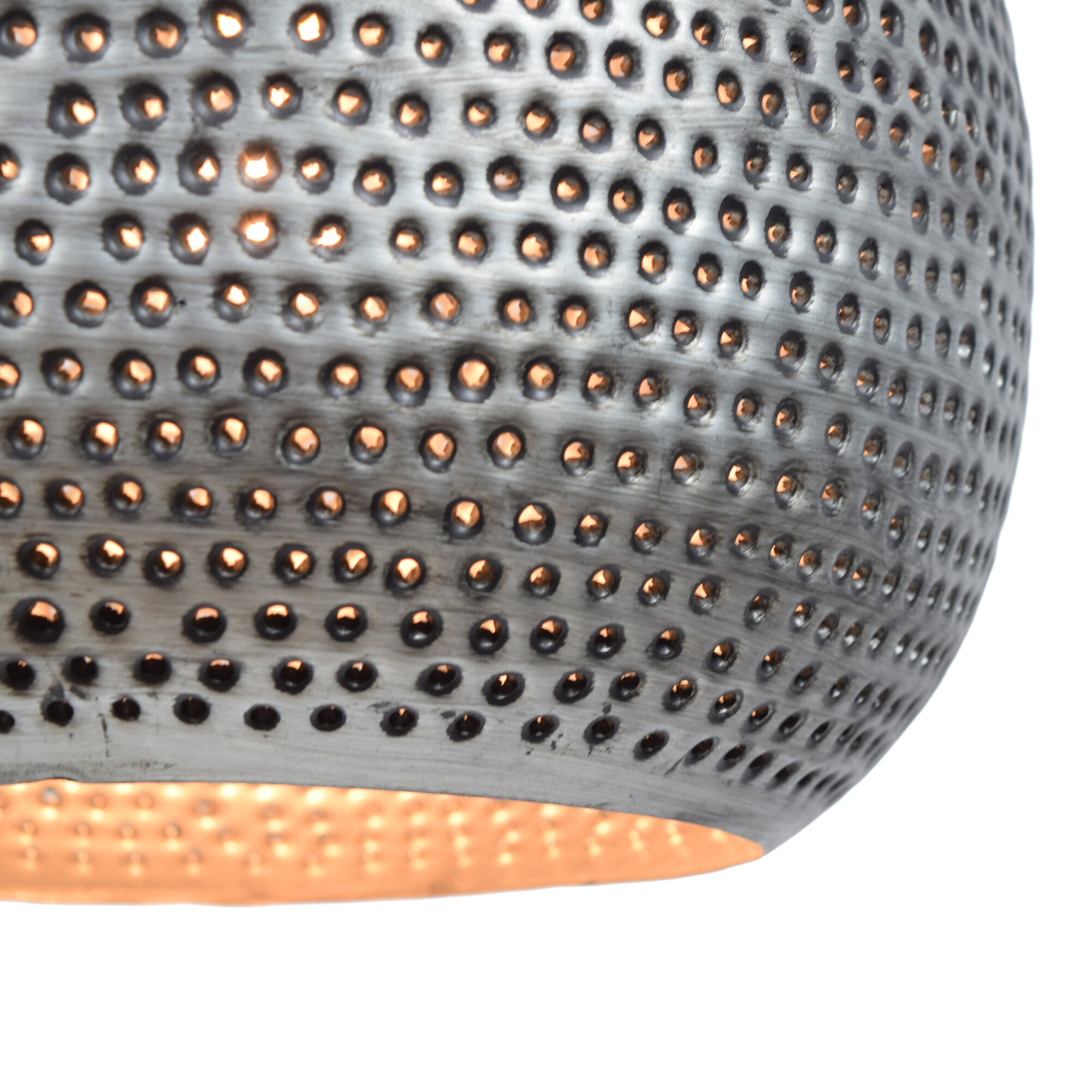 Urban Interiors hanglamp 'Spike Bol Zink' Ø27cm