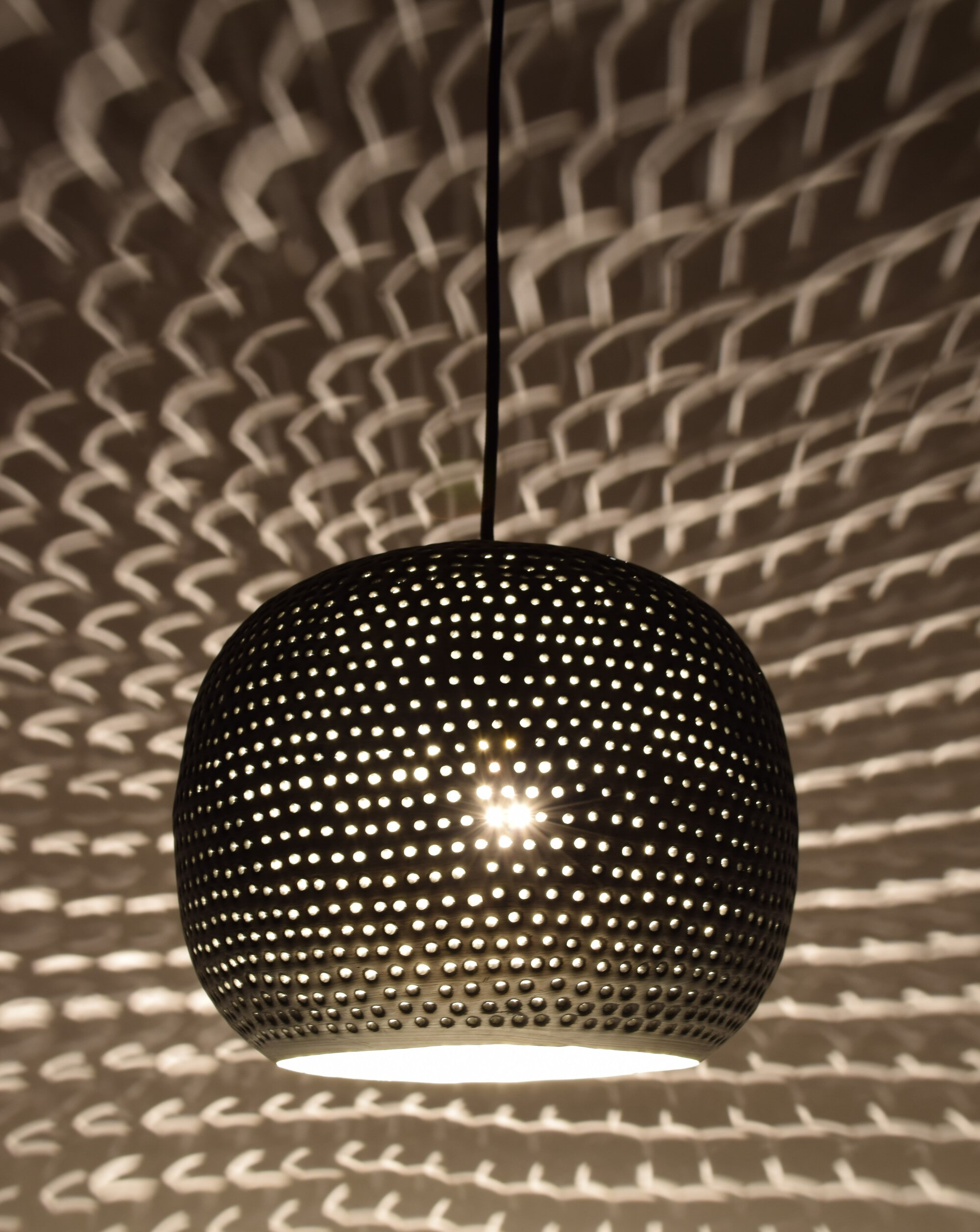 Urban Interiors hanglamp 'Spike Bol Zink' Ø27cm