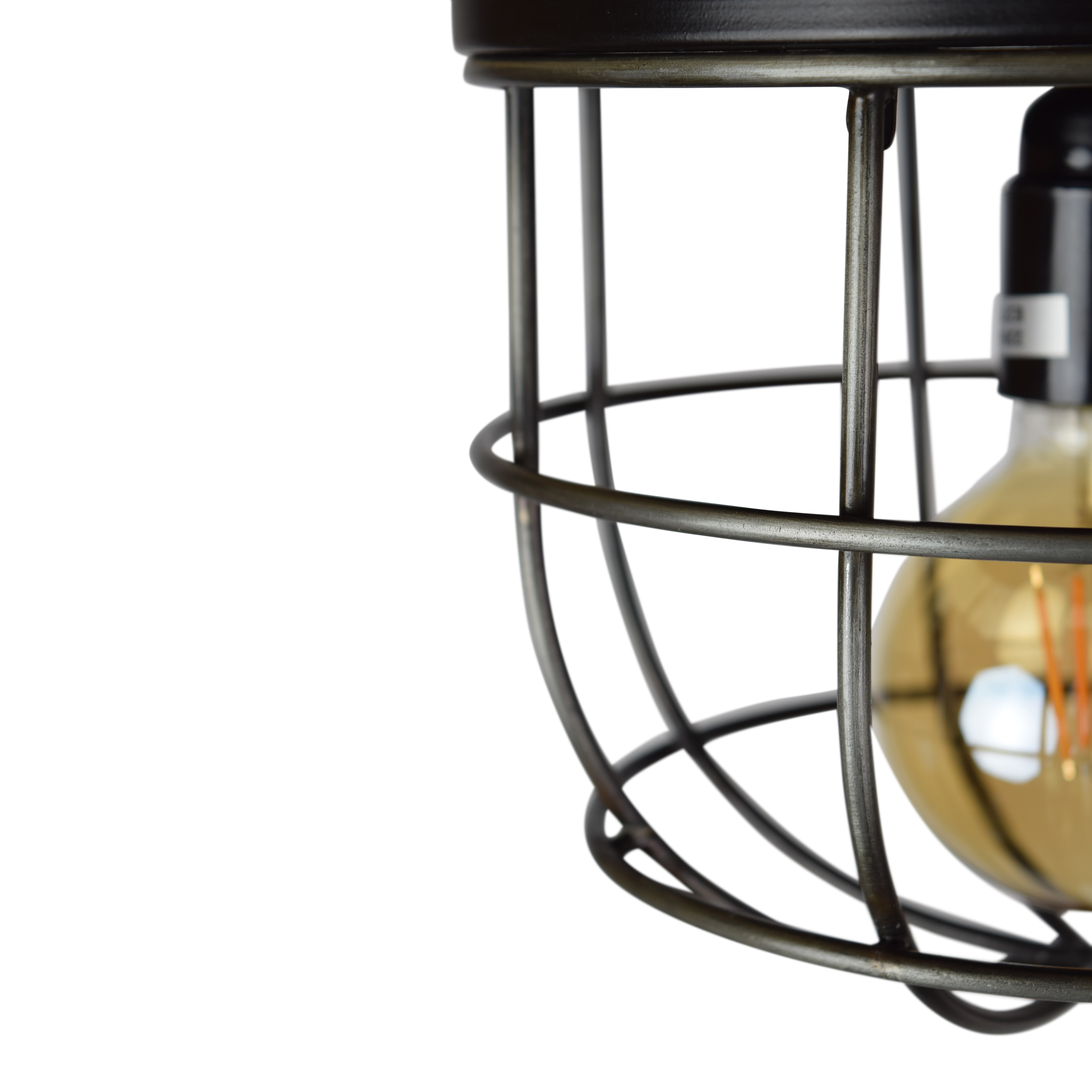 Urban Interiors plafondlamp 'Barn Large' Ø22, kleur Vintage Black