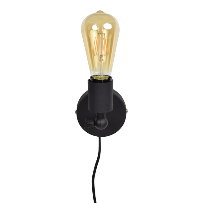 Urban Interiors wandlamp 'Bulby', kleur Vintage Black