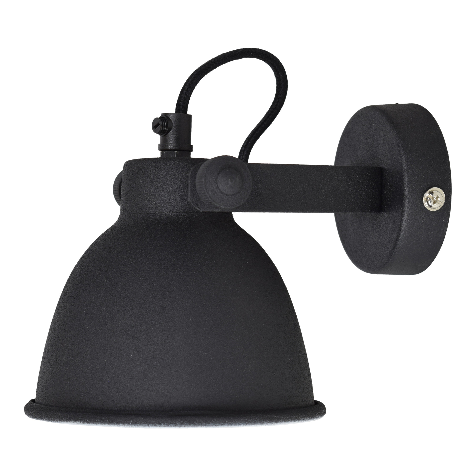 Urban Interiors Wandlamp 'Industrial', kleur zwart