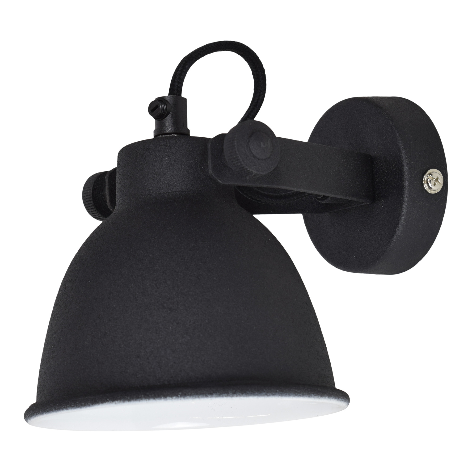 Urban Interiors Wandlamp 'Industrial', kleur zwart
