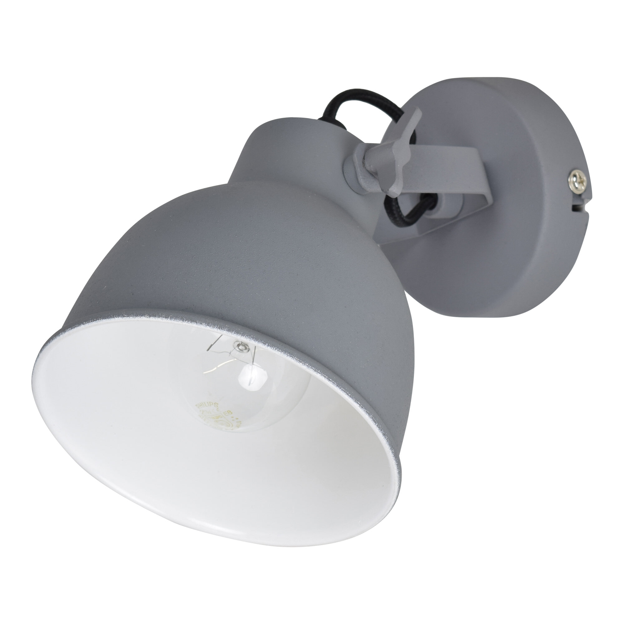 Urban Interiors Wandlamp 'Industrial' Large, kleur grijs