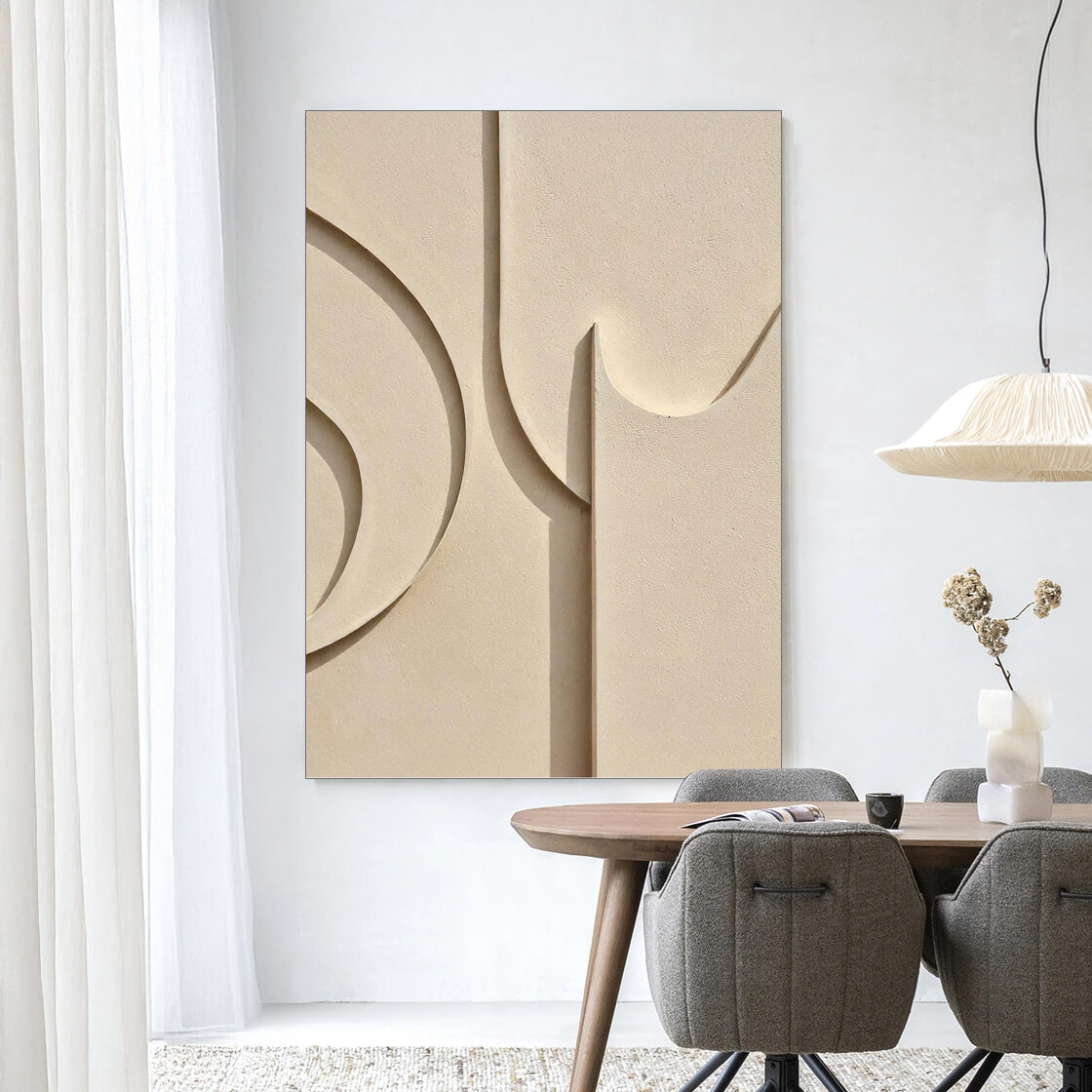 Urban Cotton Wandkleed 'Siaa 2' in maat en frame naar keuze