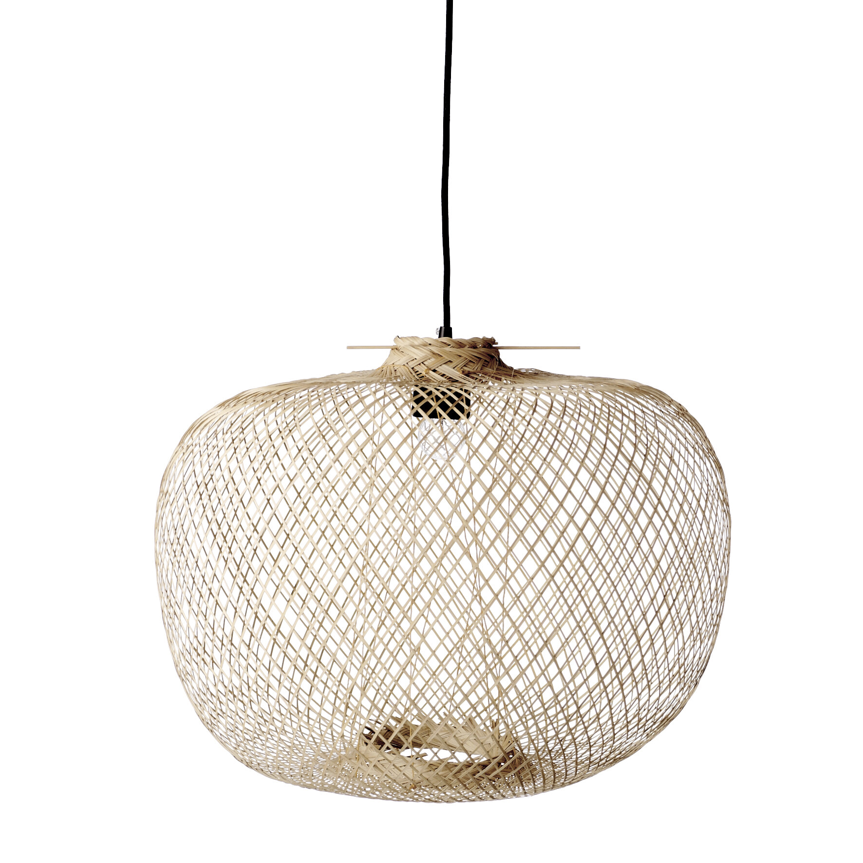 Bloomingville Hanglamp Rodi Bamboe, 42cm - Naturel