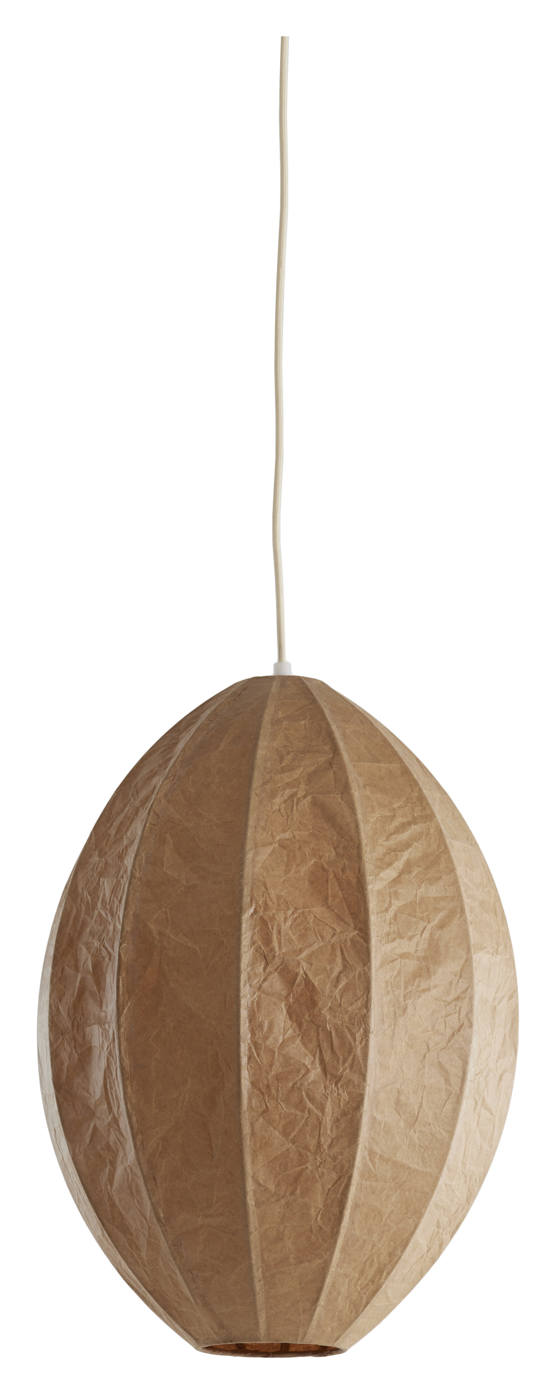 Light & Living Hanglamp Milatos Kraftpapier, 29cm - Bruin