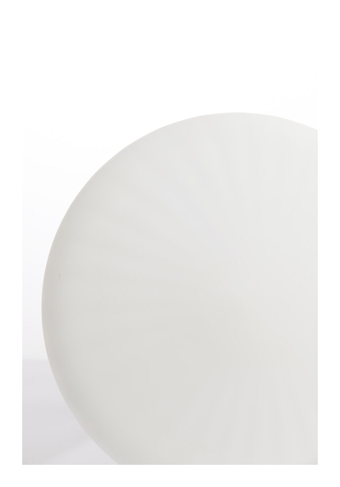 Light & Living Tafellamp 'Pleat' Glas, 53cm, kleur Mat Wit