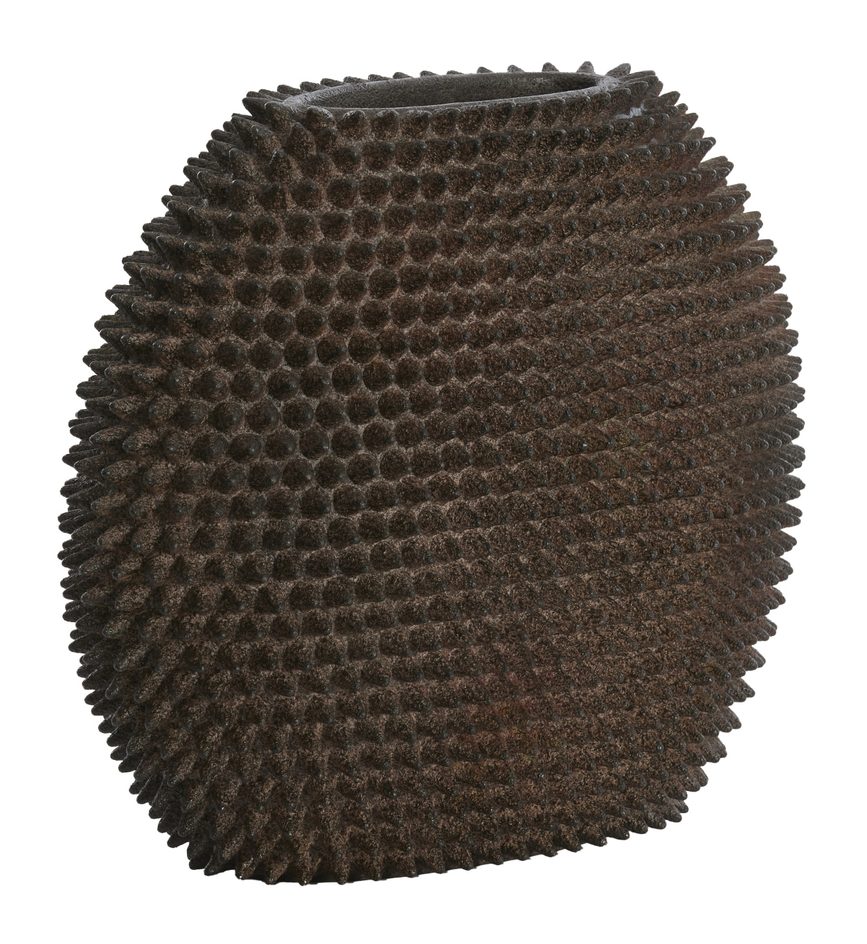 Light & Living Vaas 'Caldras' 35cm, kleur Bruin