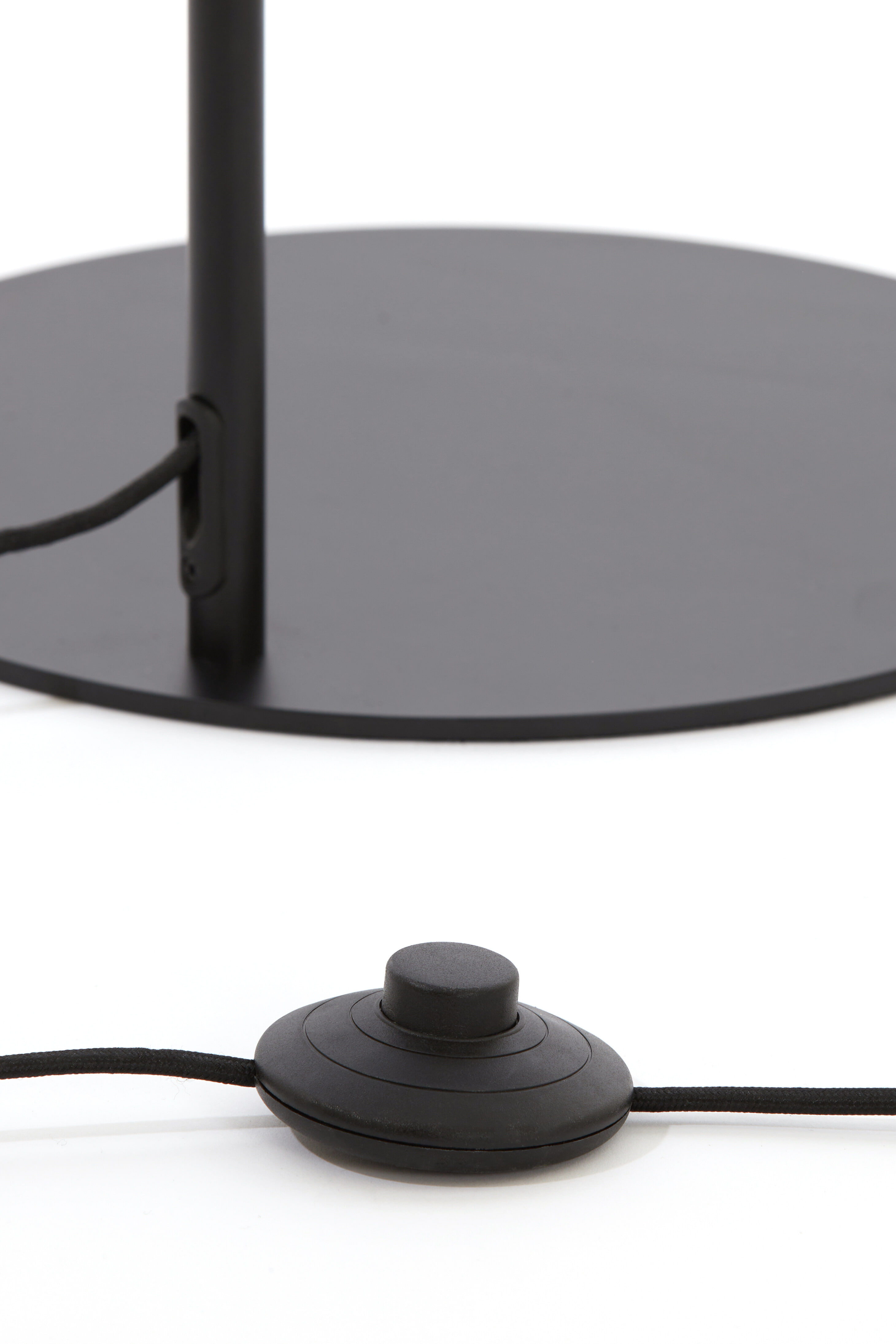 Light & Living Vloerlamp 'Solna' 160cm hoog, kleur Smoke/Mat Zwart
