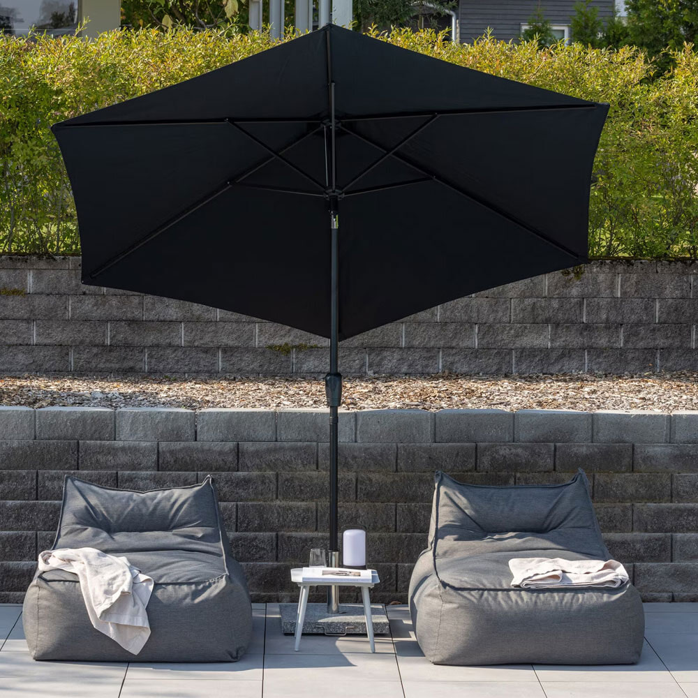 Nohr Parasol 'Antasia' 300cm, kleur Zwart