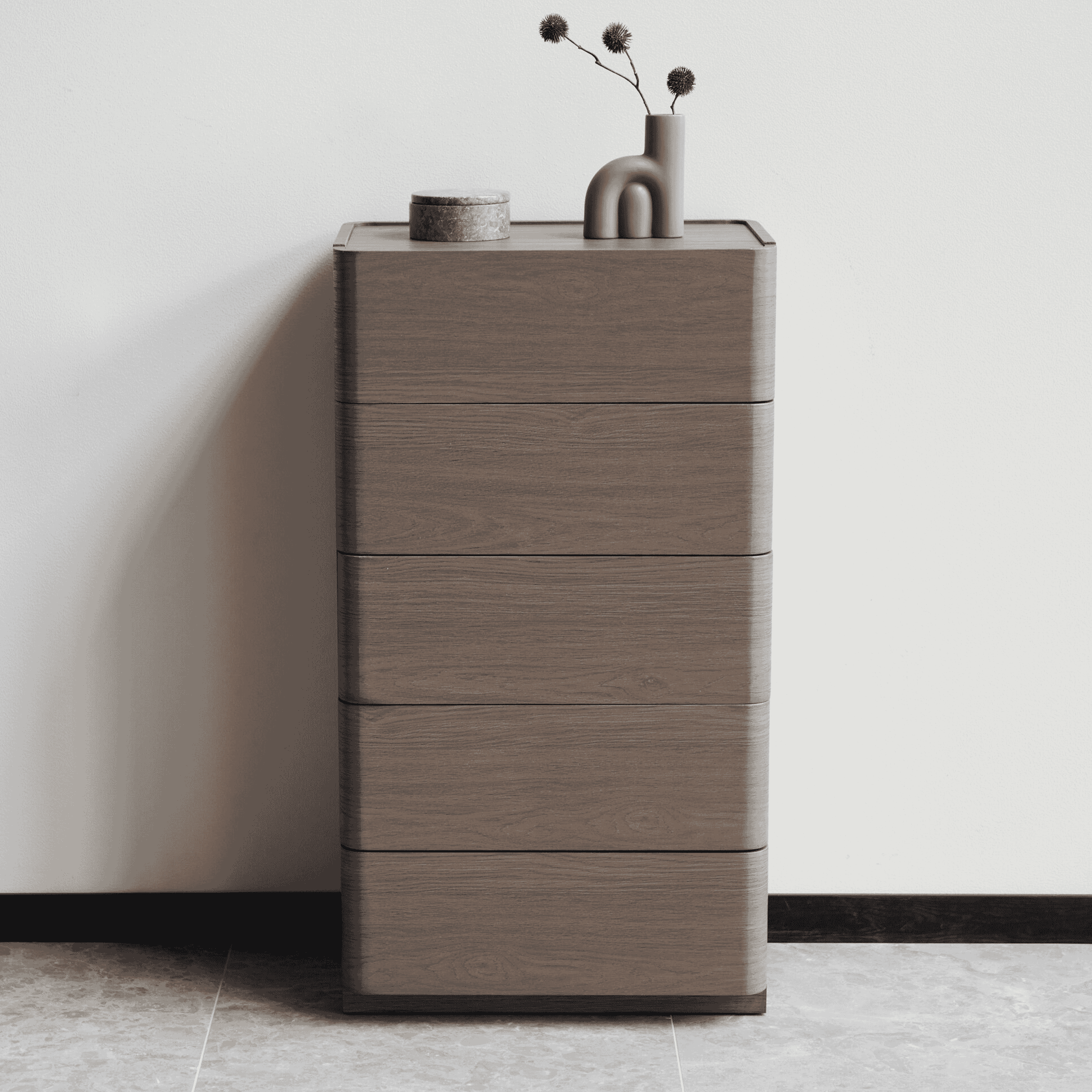 Nohr Ladekast Lotte Met 5 laden - Mocca