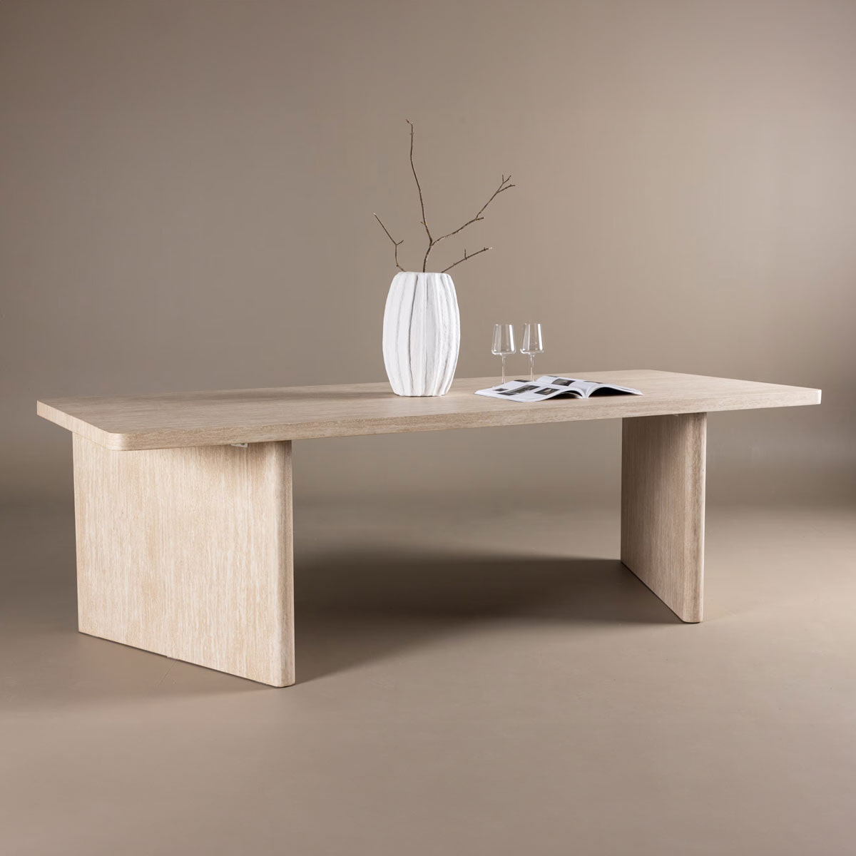 Nohr Eettafel 'Bayley' 240 x 100cm, kleur Beige