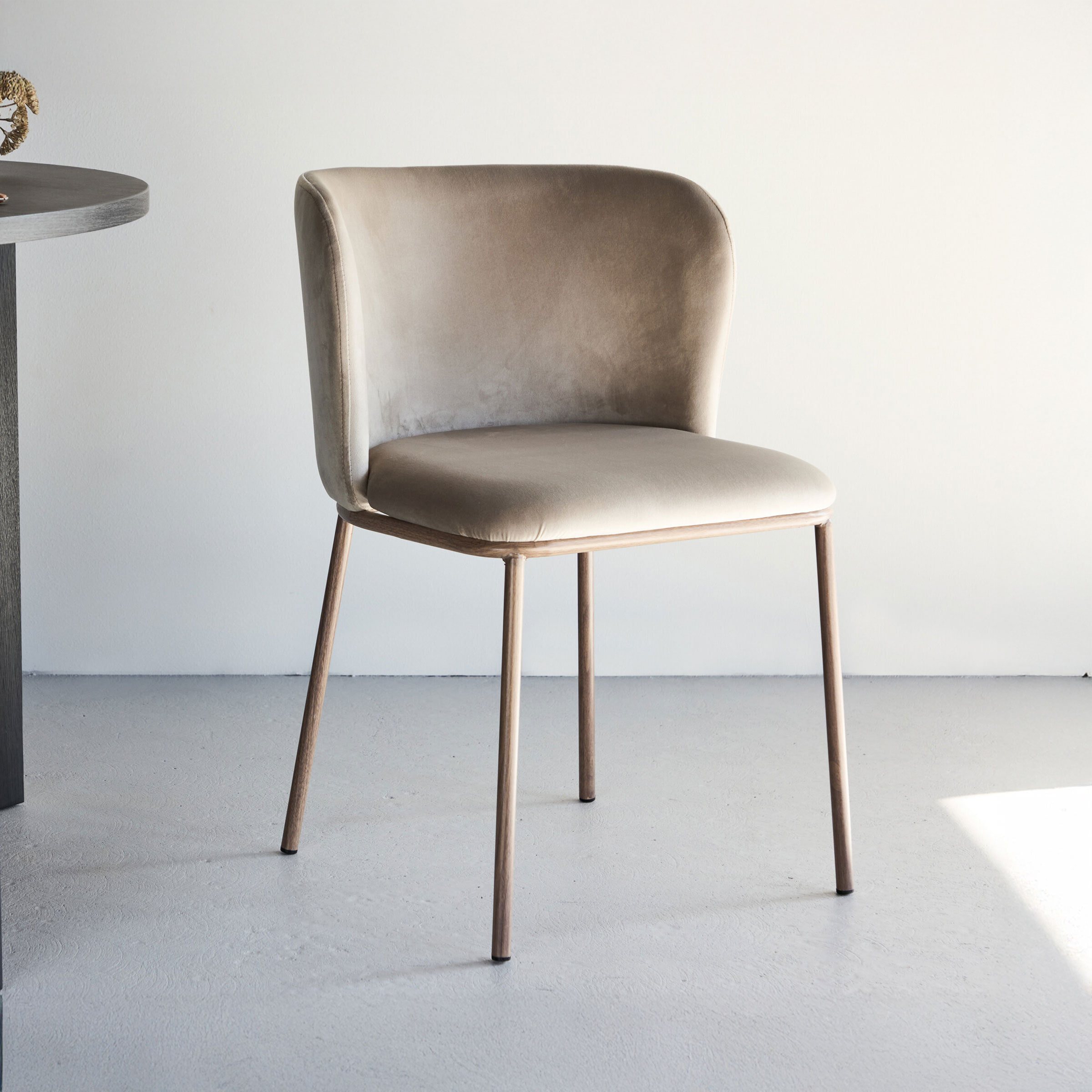 Nohr Eetkamerstoel Almetra Velvet - Beige