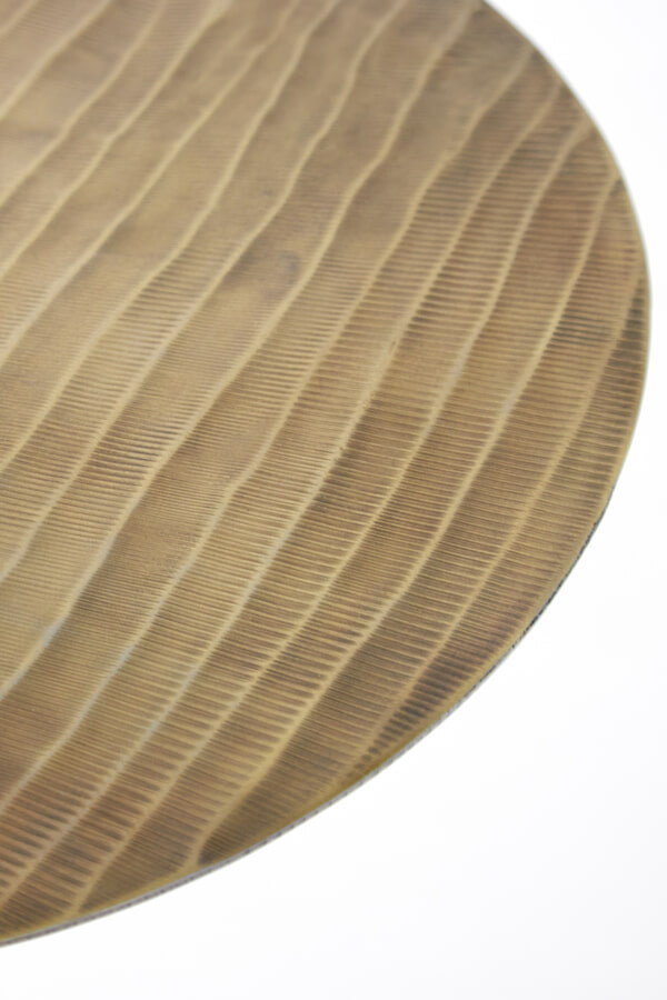 Light & Living Bijzettafel 'Janna' Ø50cm, kleur Antiek Brons