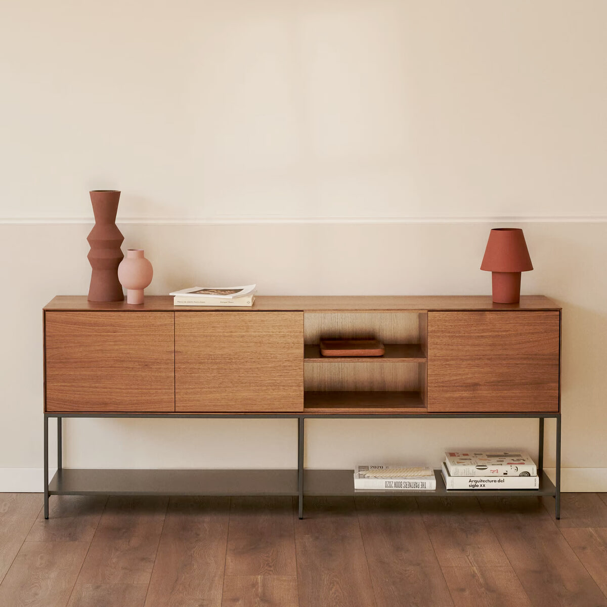 Vedrana, walnoot dressoir 195 cm