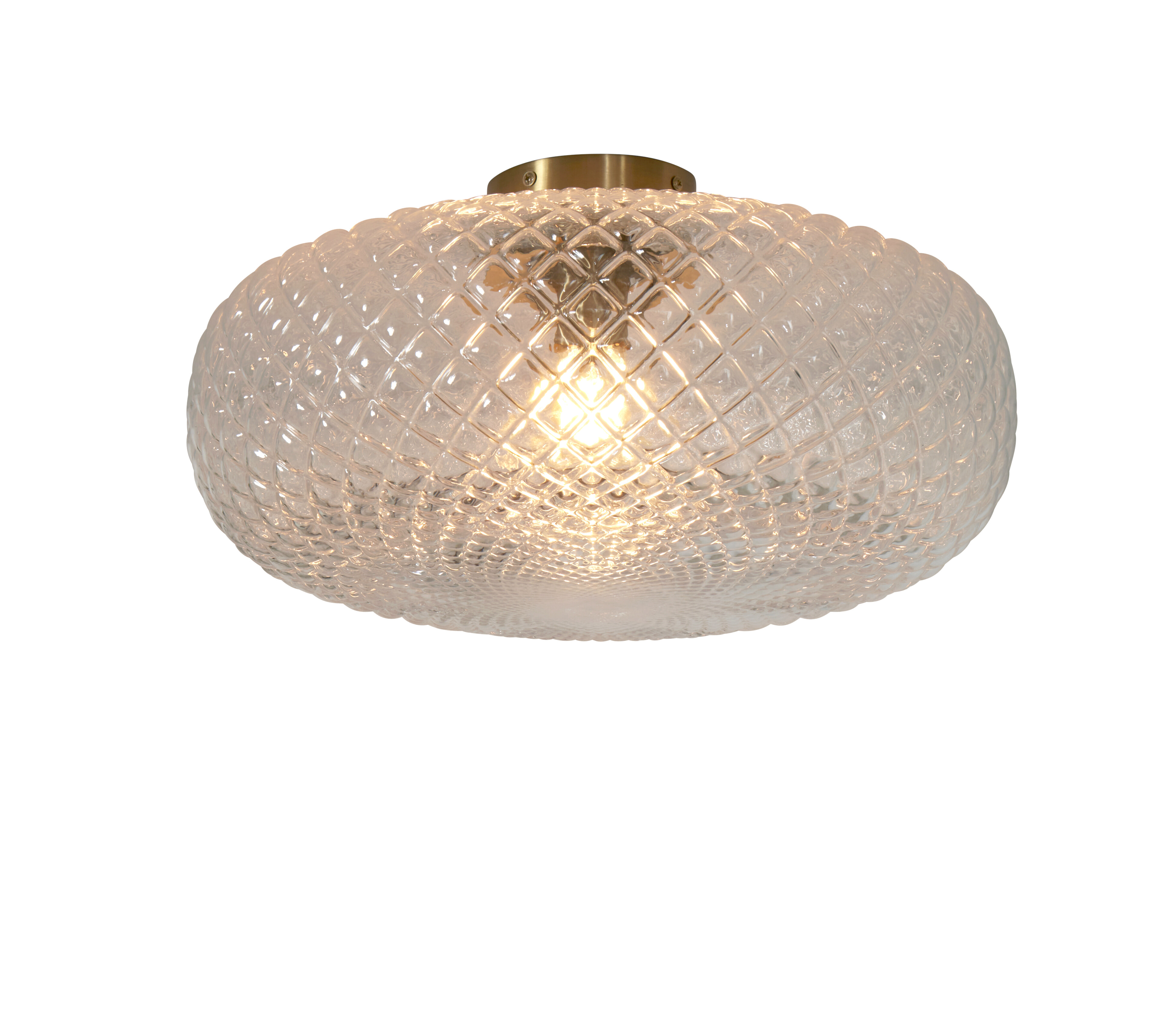 its about RoMi Plafondlamp 'Venice' 44cm, kleur Transparant