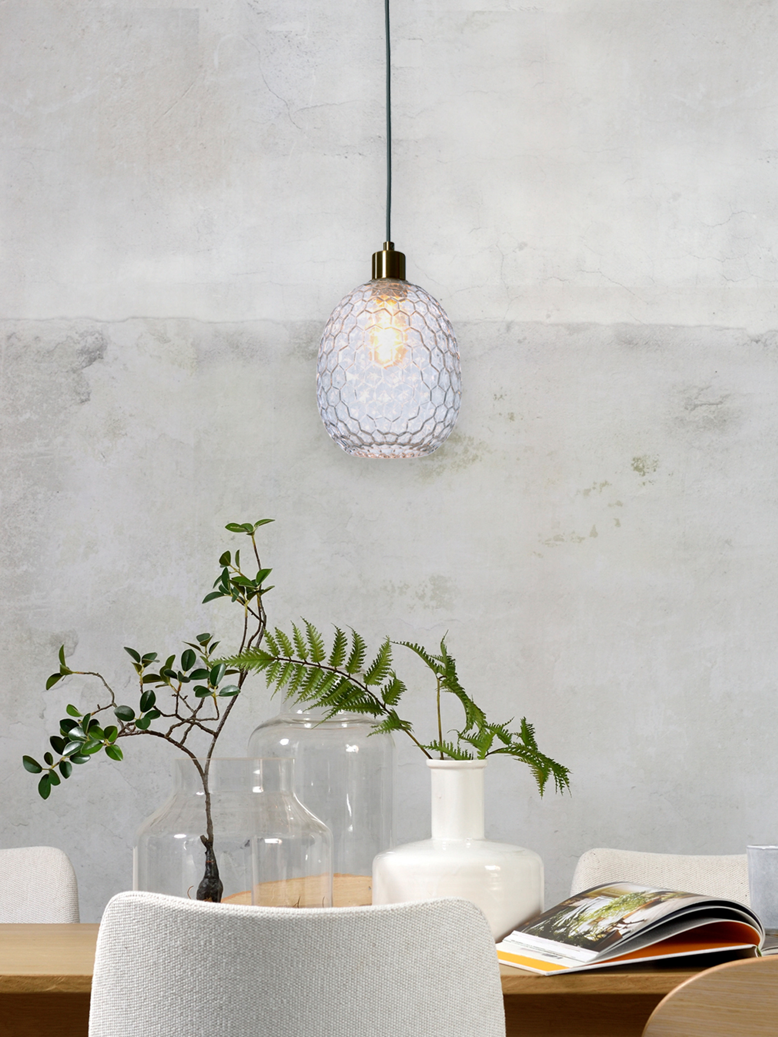 its about RoMi Hanglamp 'Venice' Ovaal, kleur Transparant