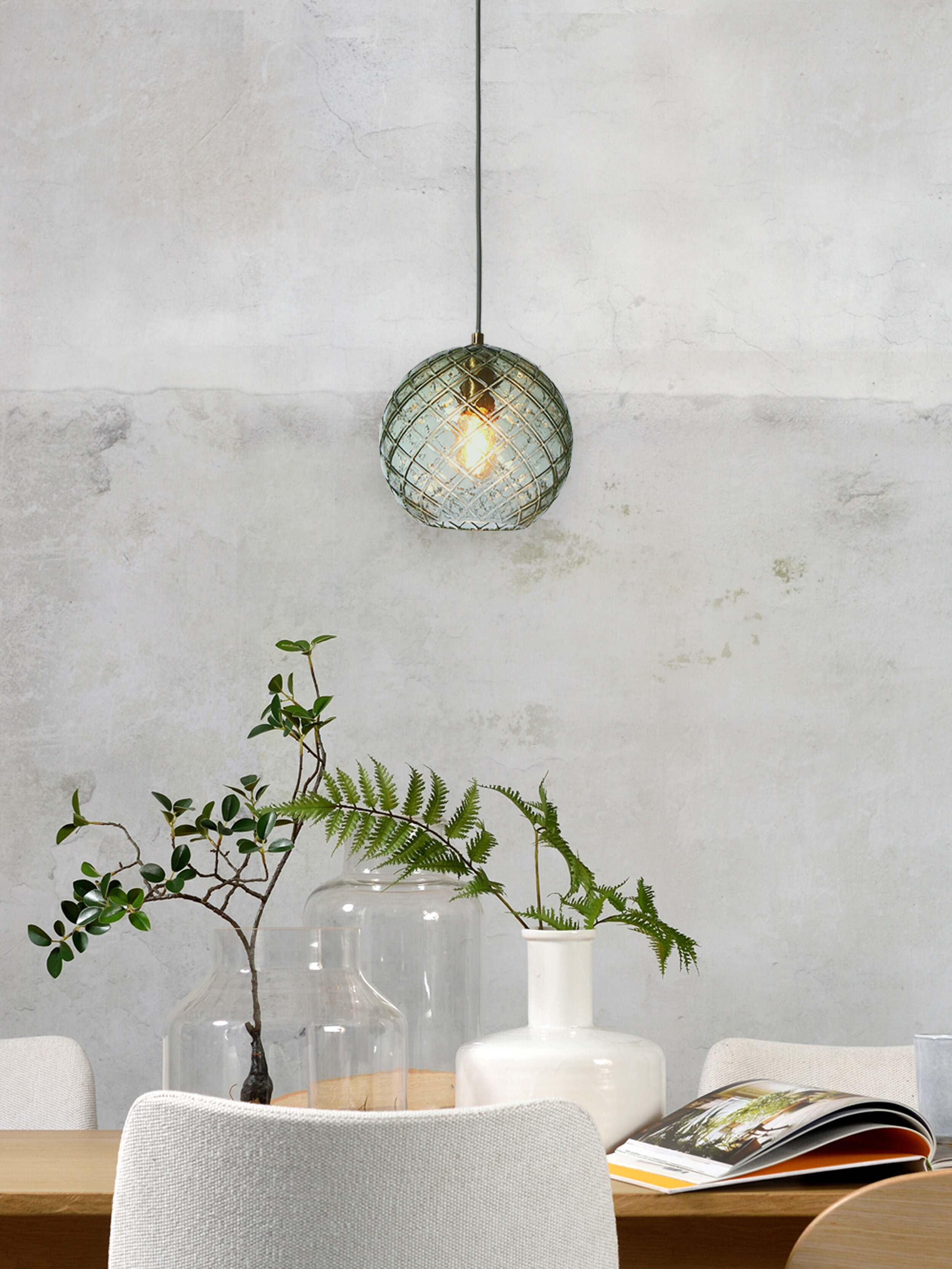 its about RoMi Hanglamp 'Venice' Bol, kleur Groen