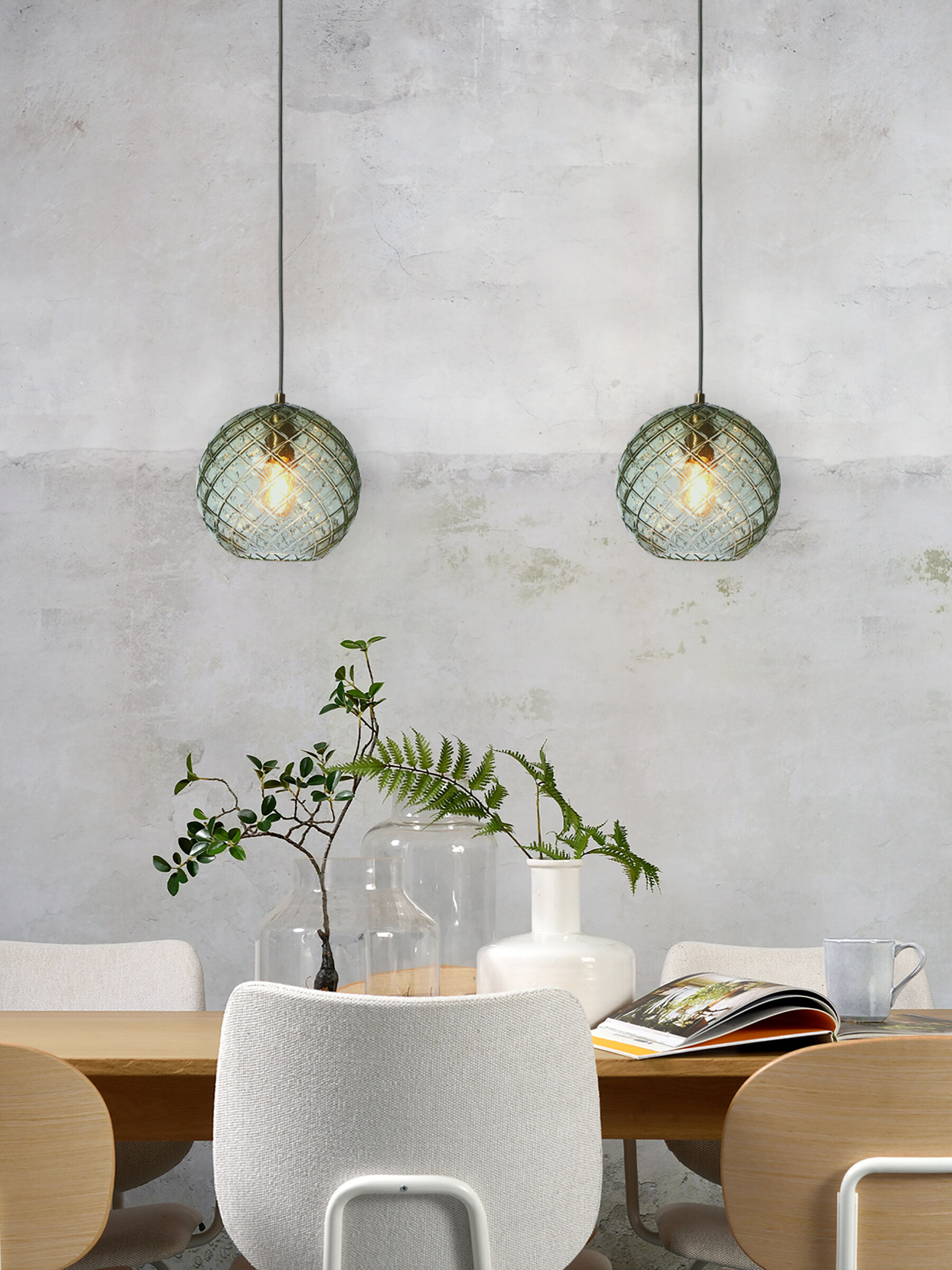 its about RoMi Hanglamp 'Venice' Bol, kleur Groen