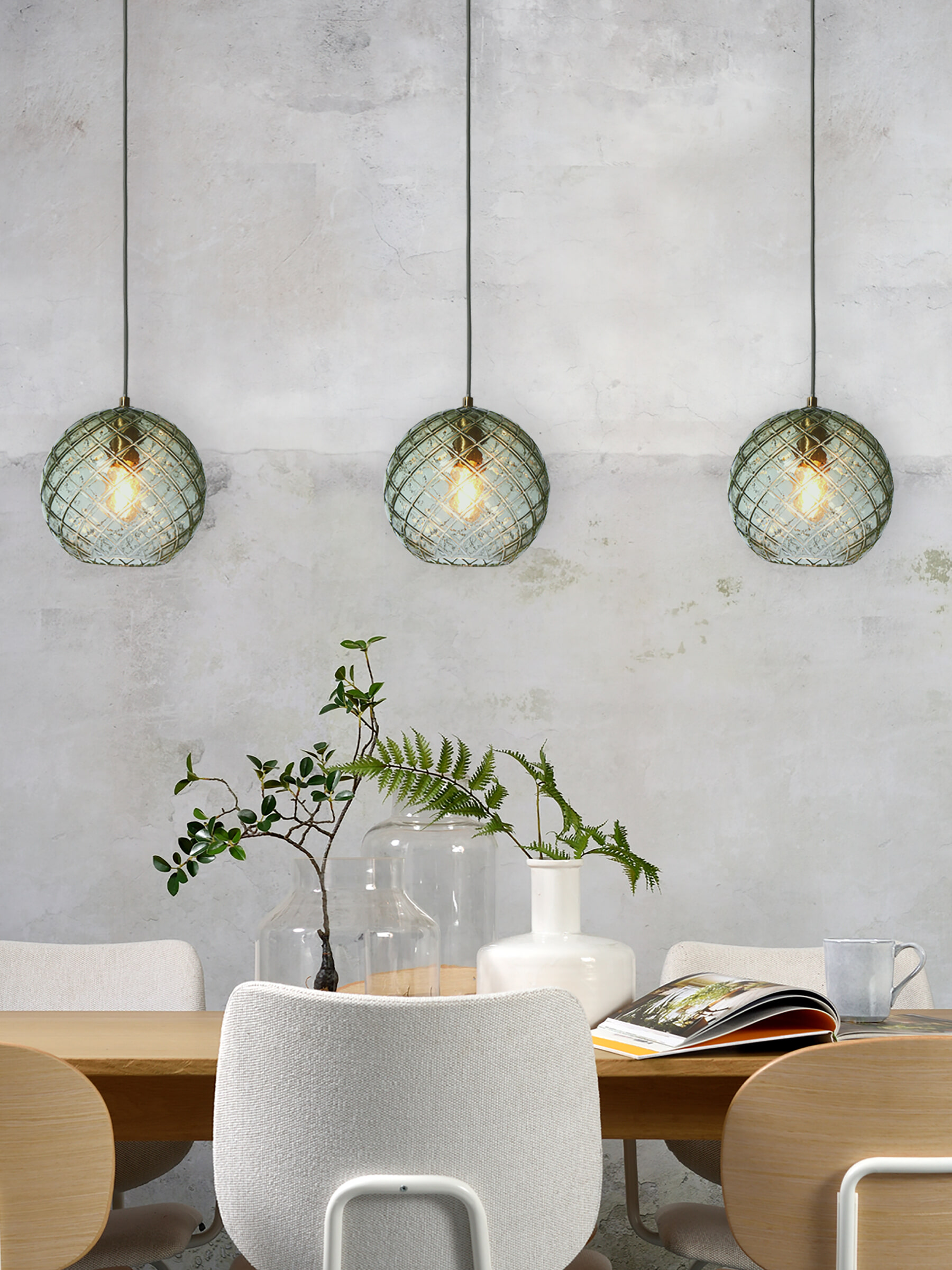 its about RoMi Hanglamp 'Venice' Bol, kleur Groen