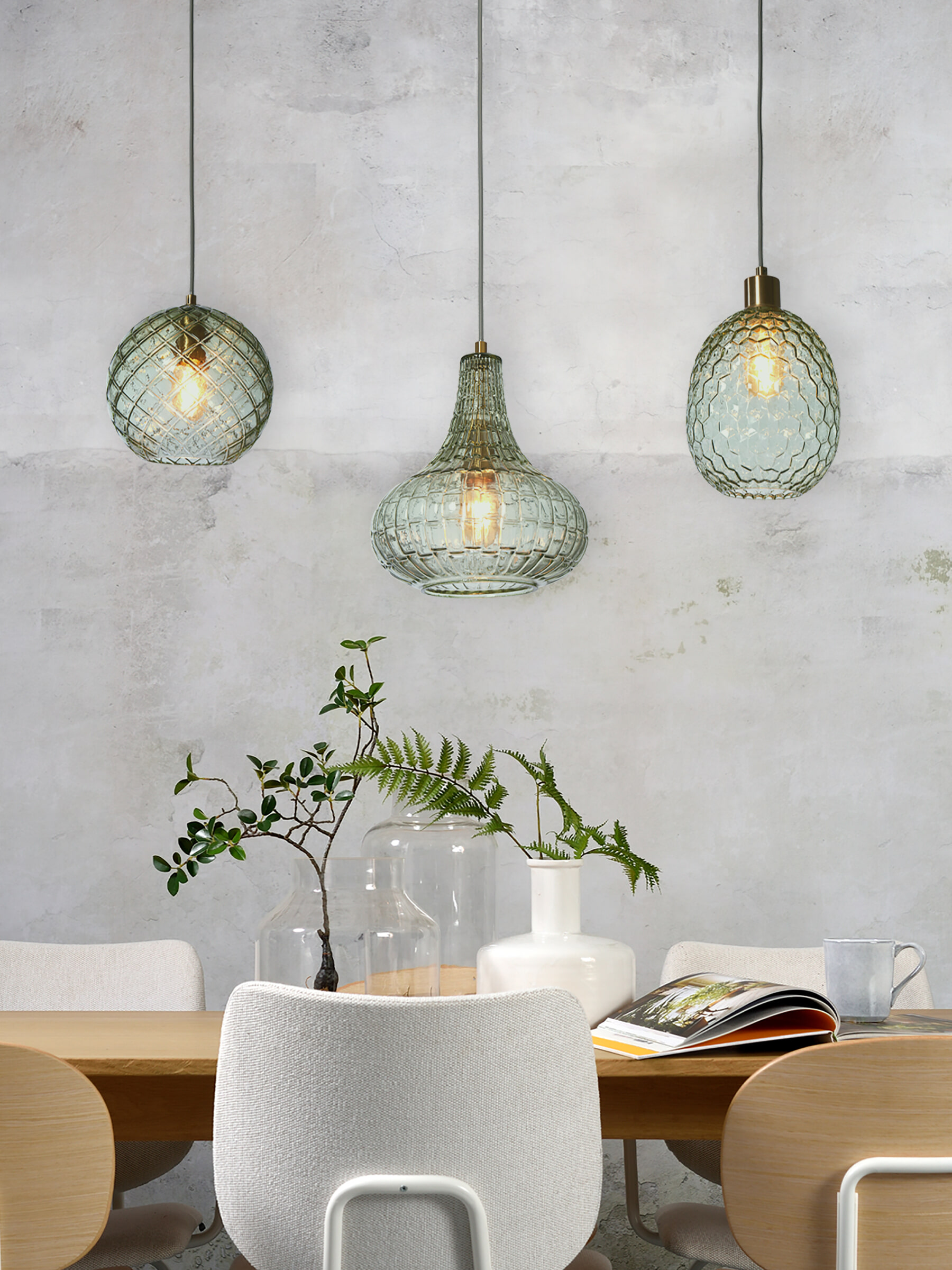 its about RoMi Hanglamp 'Venice' Bol, kleur Groen